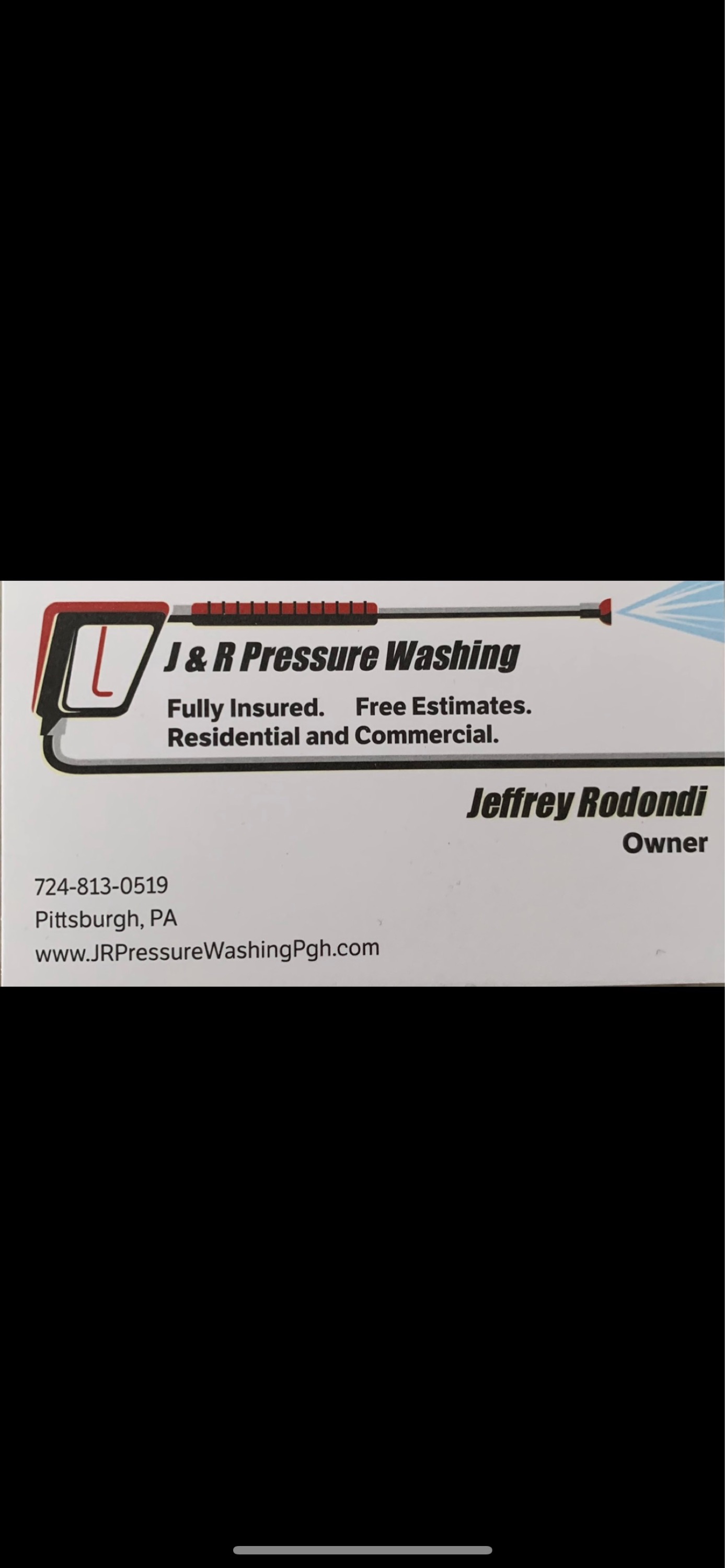 J & R Pressure Washing, LLC Logo