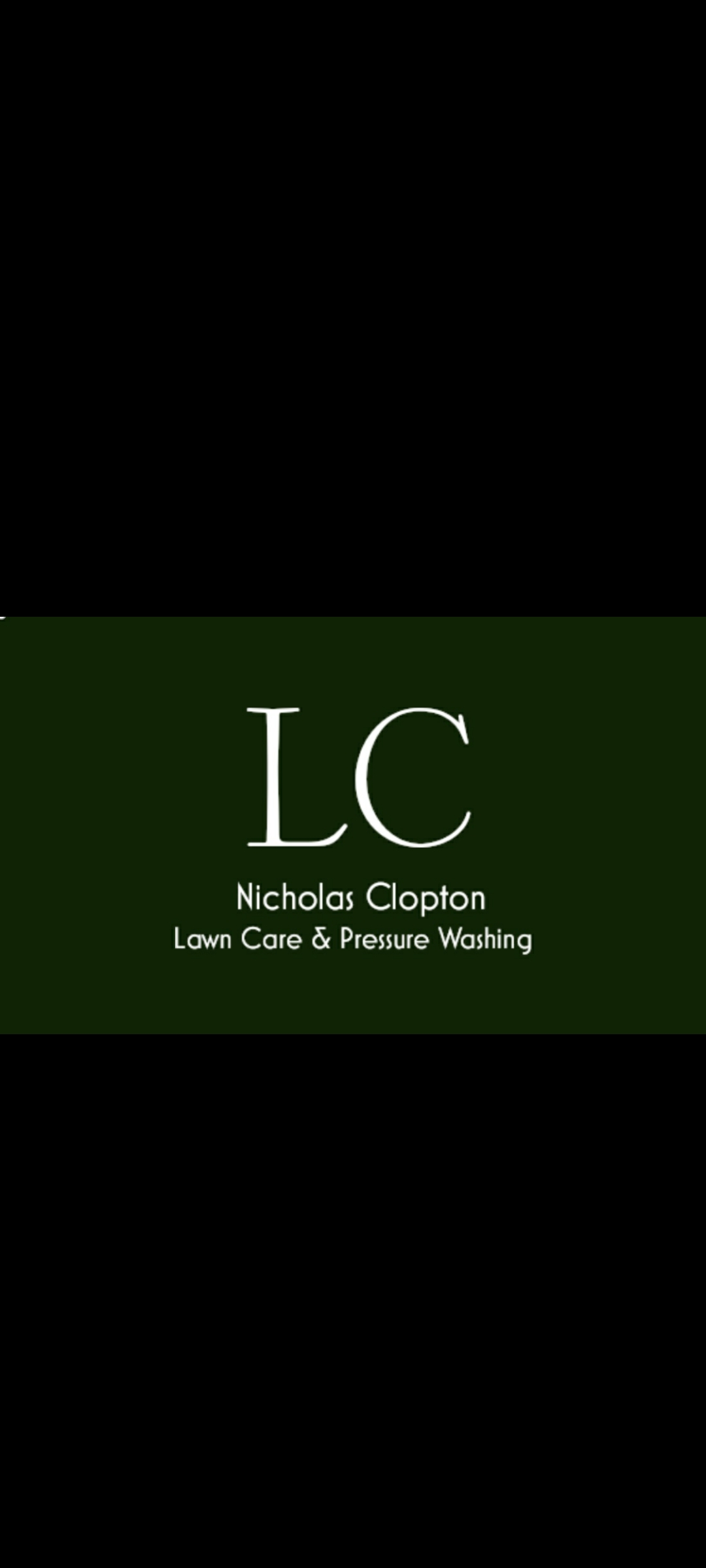 Nicholas Clopton's Landscaping & Pressure Washing Logo
