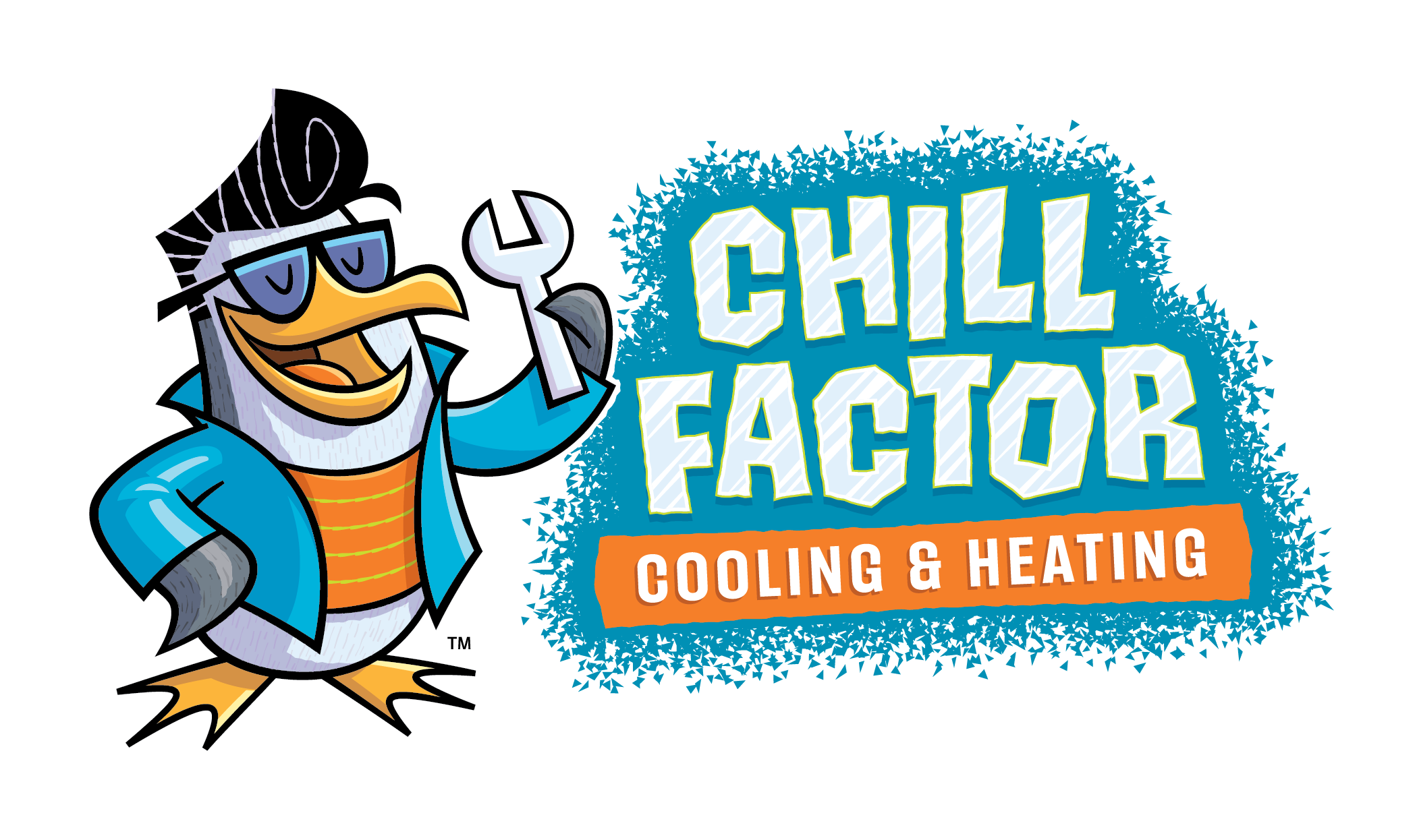 Chill Factor Cooling And Heating Logo