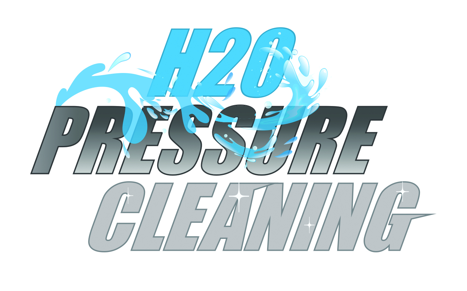 H2O Pressure Cleaning-Unlicensed Contractor Logo