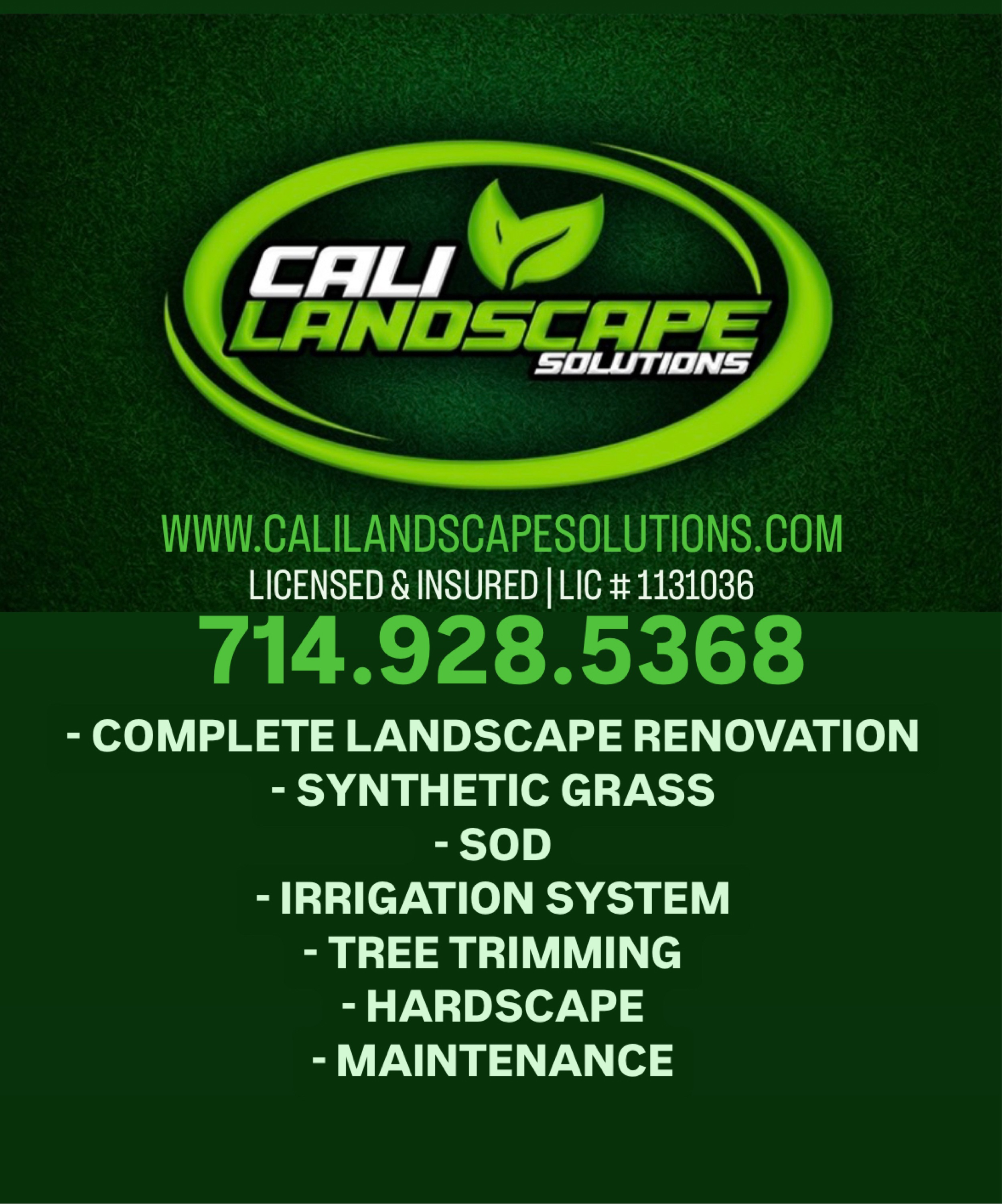 Cali Landscape Solutions Logo