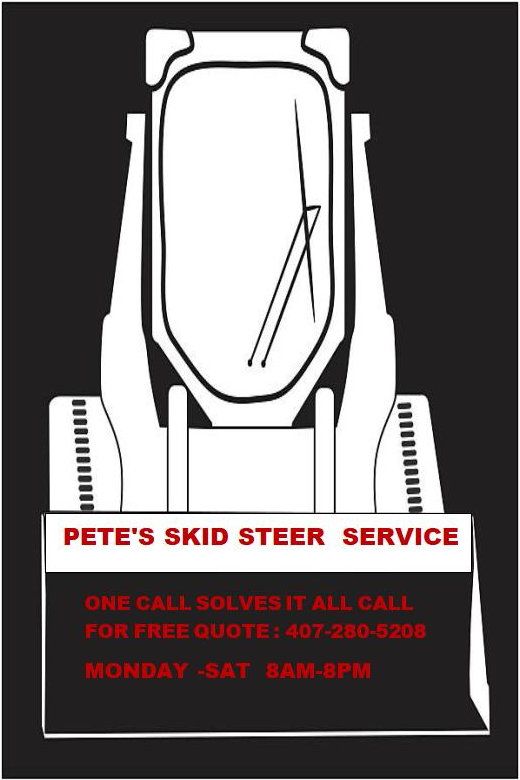 Pete's Skid Steer Service Logo