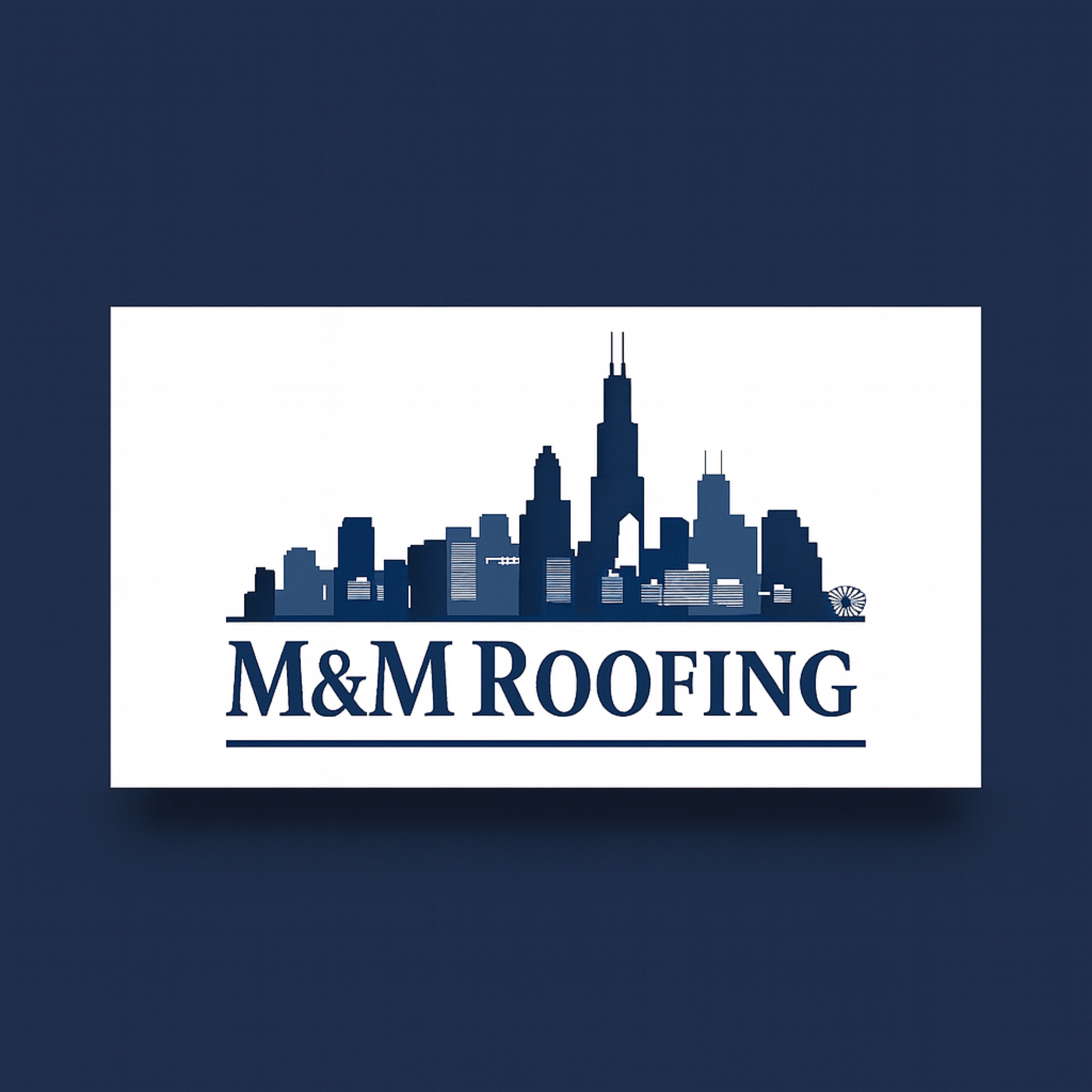 M & M Roofing Logo