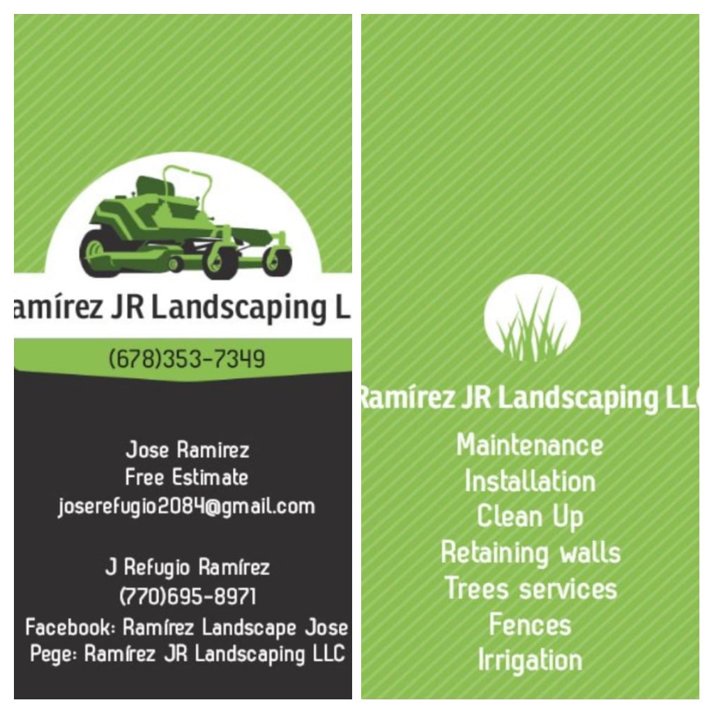 Ramirez JR Landscaping Logo