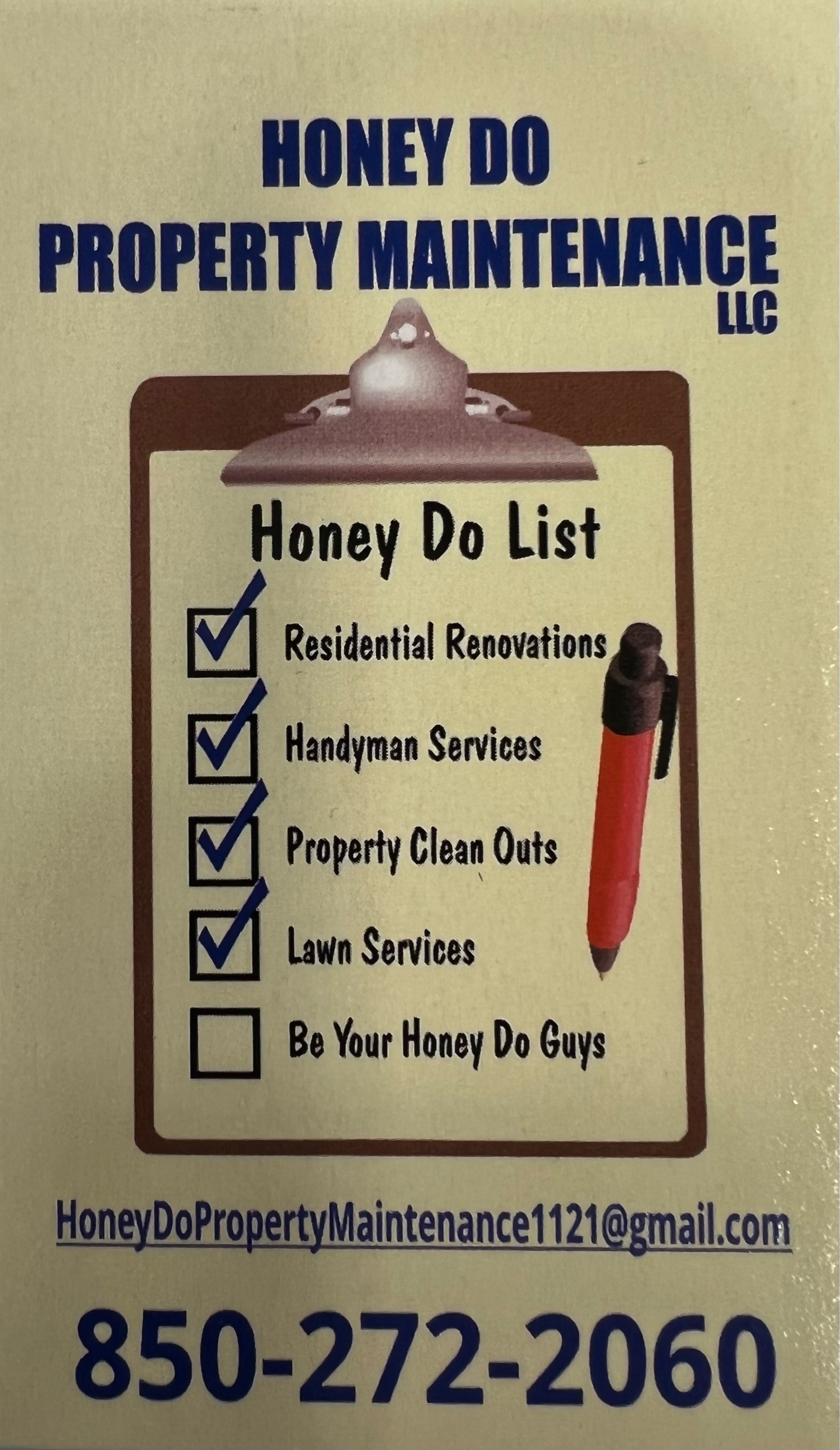 Honey Do Property Maintenance, LLC Logo