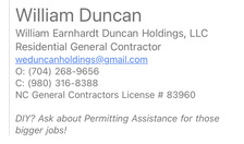 William Earnhardt Duncan Holdings, LLC Logo