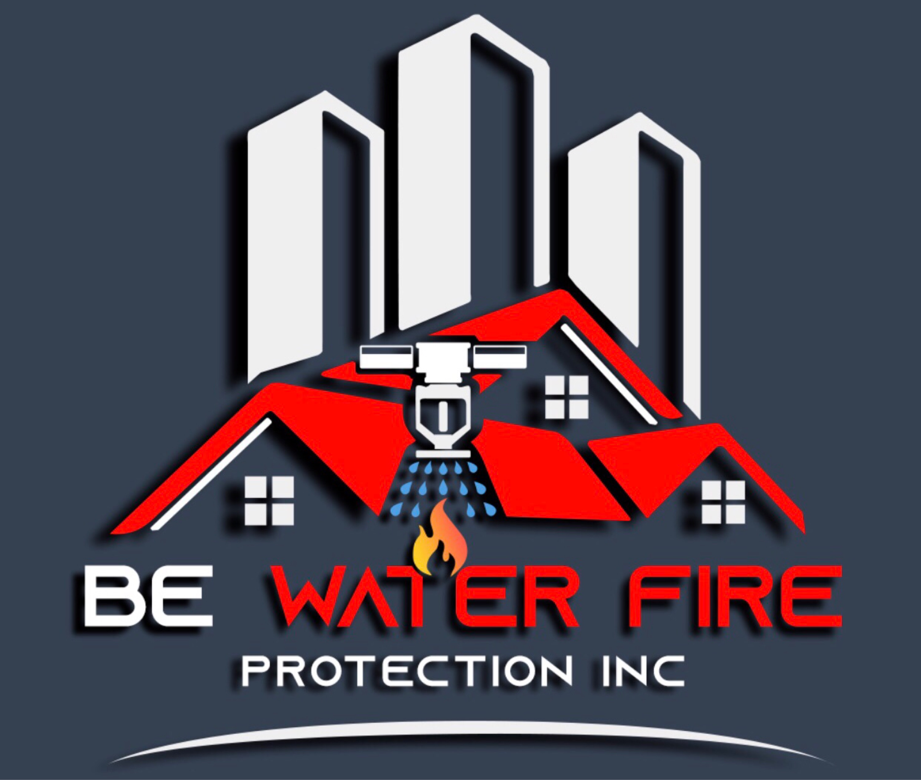 Be Water Fire Protection Logo