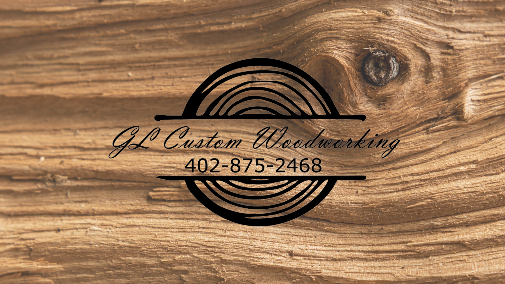 GL Custom Woodworking Logo