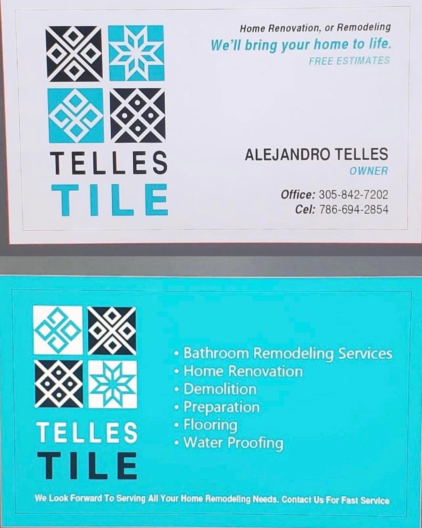 Telles Tile & More LLC Logo