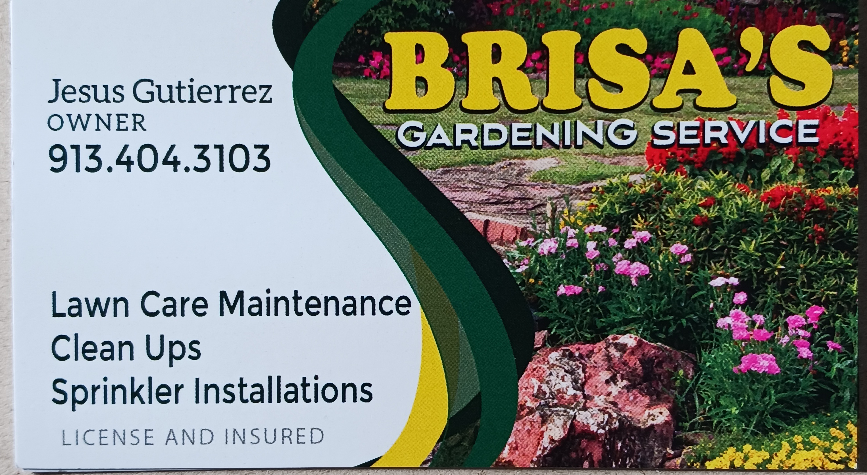 Brisa's Gardening Services Logo
