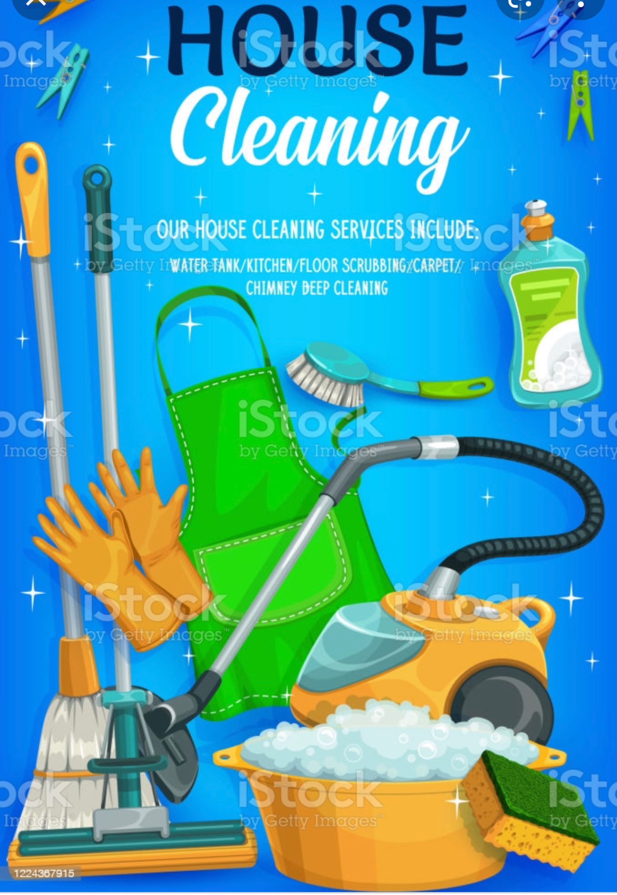 Golden Cleaning Company Logo