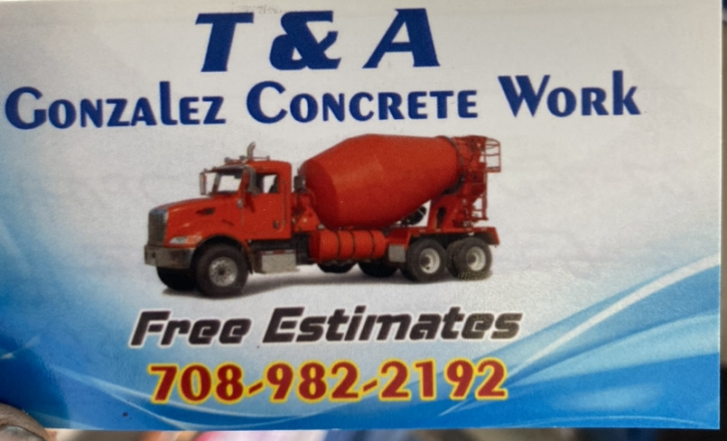T&A Gonzalez Concrete Work, Inc. Logo