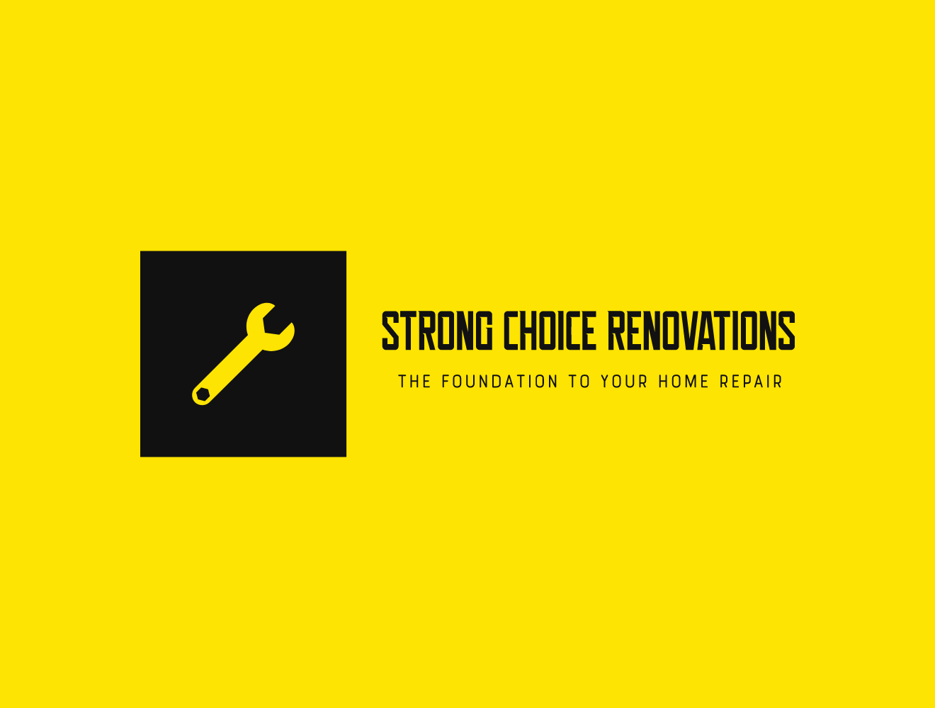 Strong Choice Renovations-Unlicensed Contractor Logo