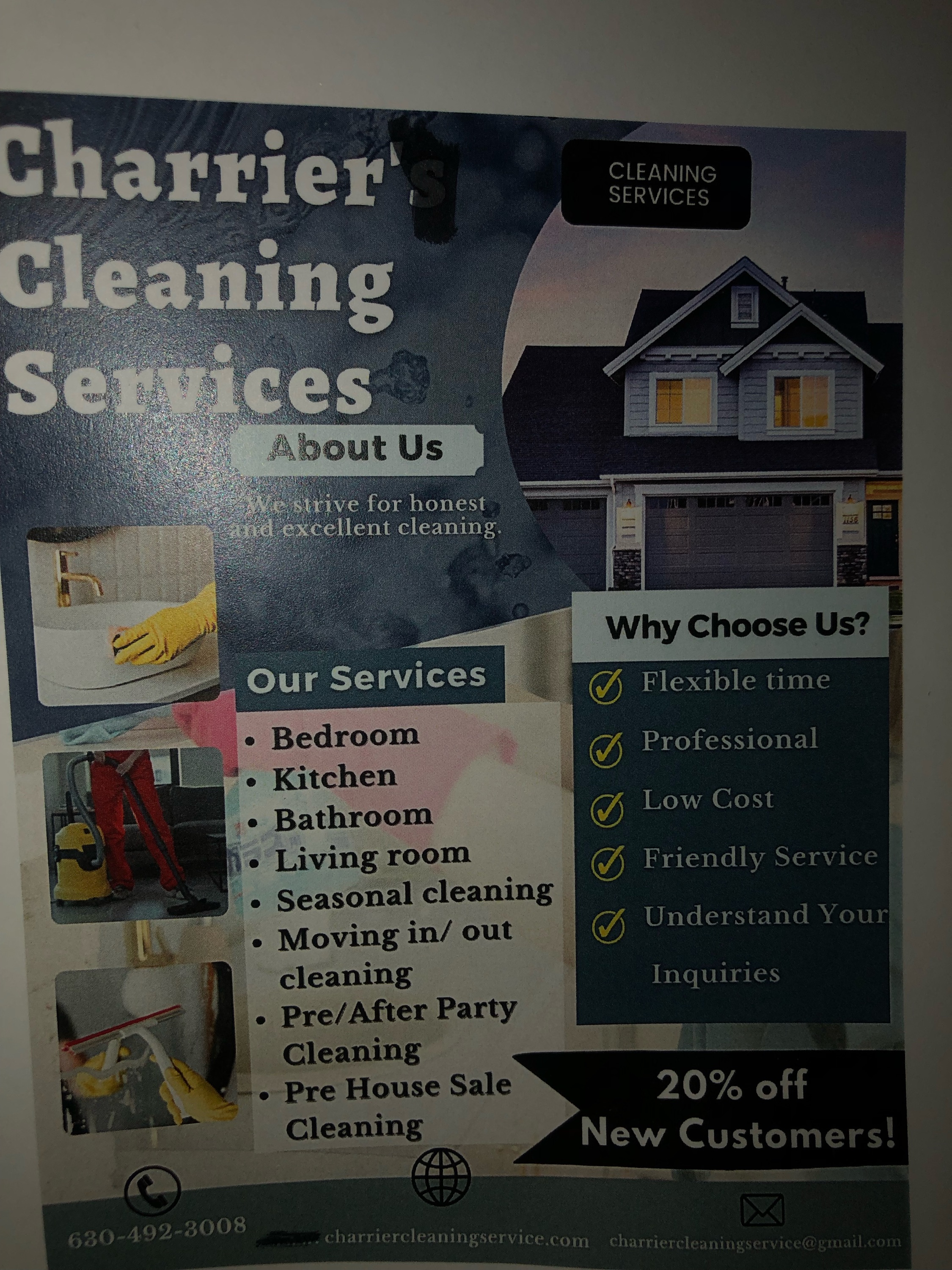 Charrier Cleaning Service Logo