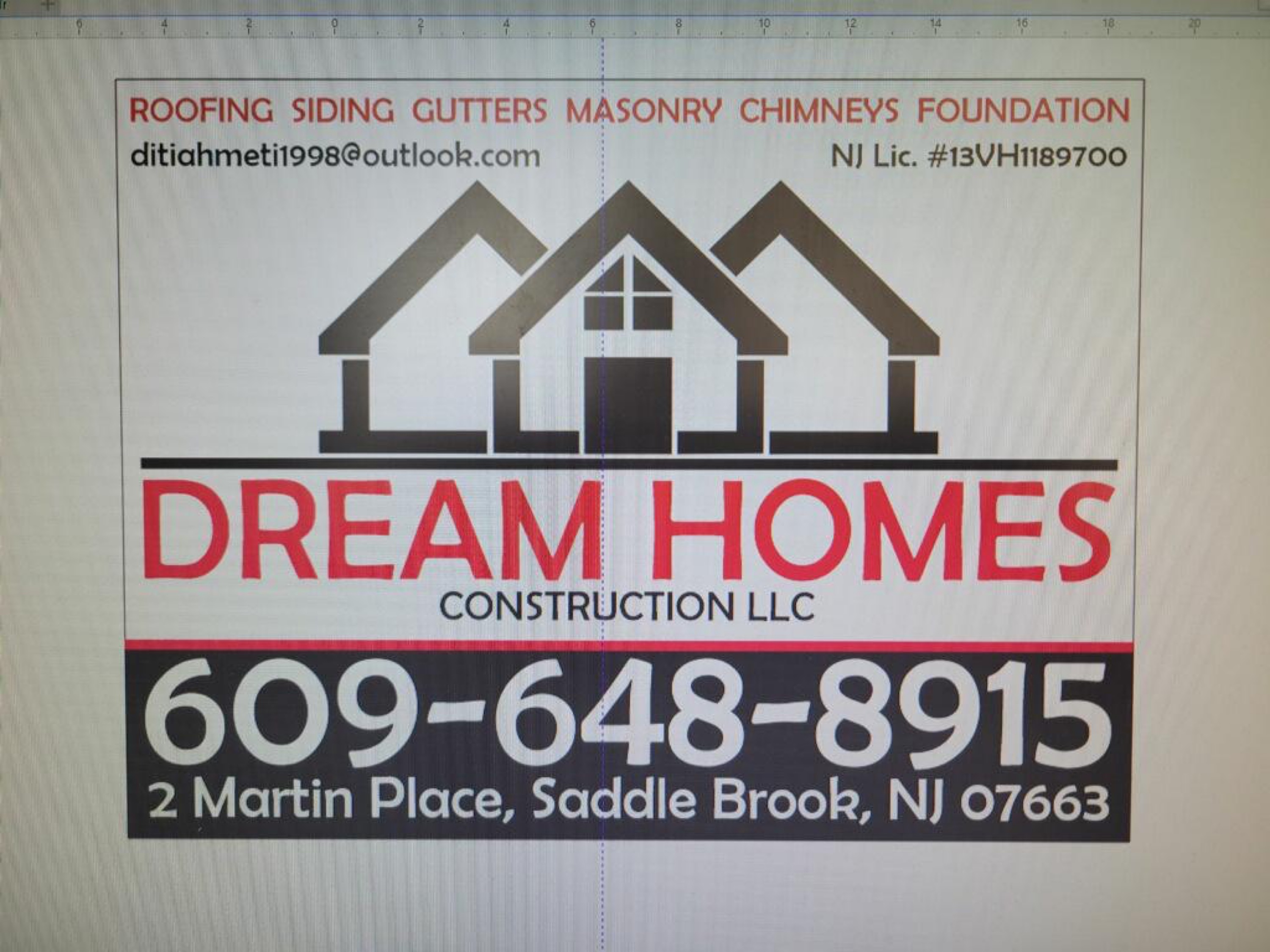 Dream Homes Construction Logo