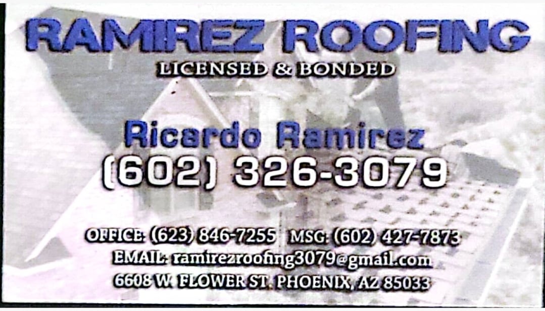 Ramirez Expert Roofing Service Logo