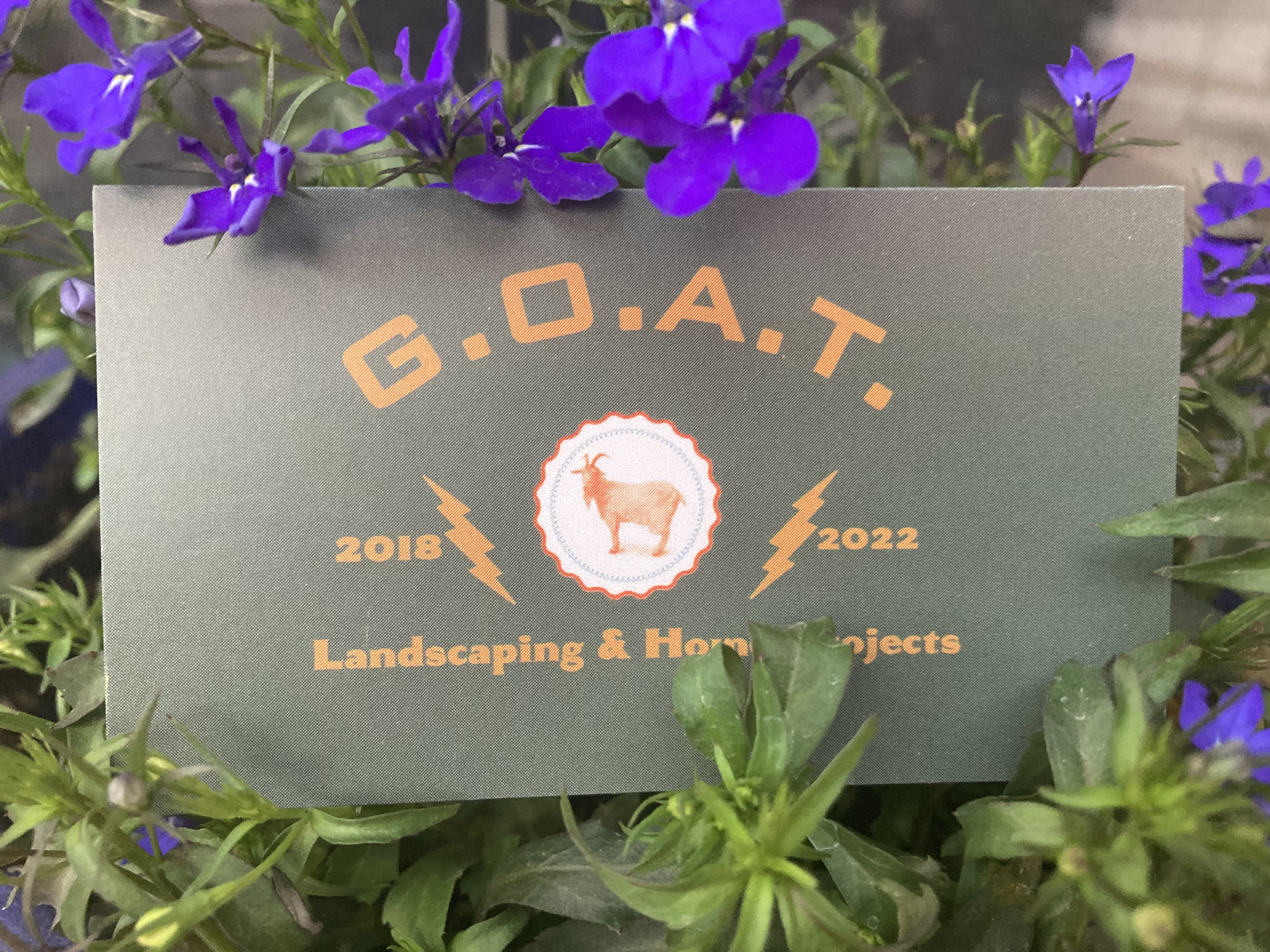 G. O. A. T. Landscaping and Home Projects Logo