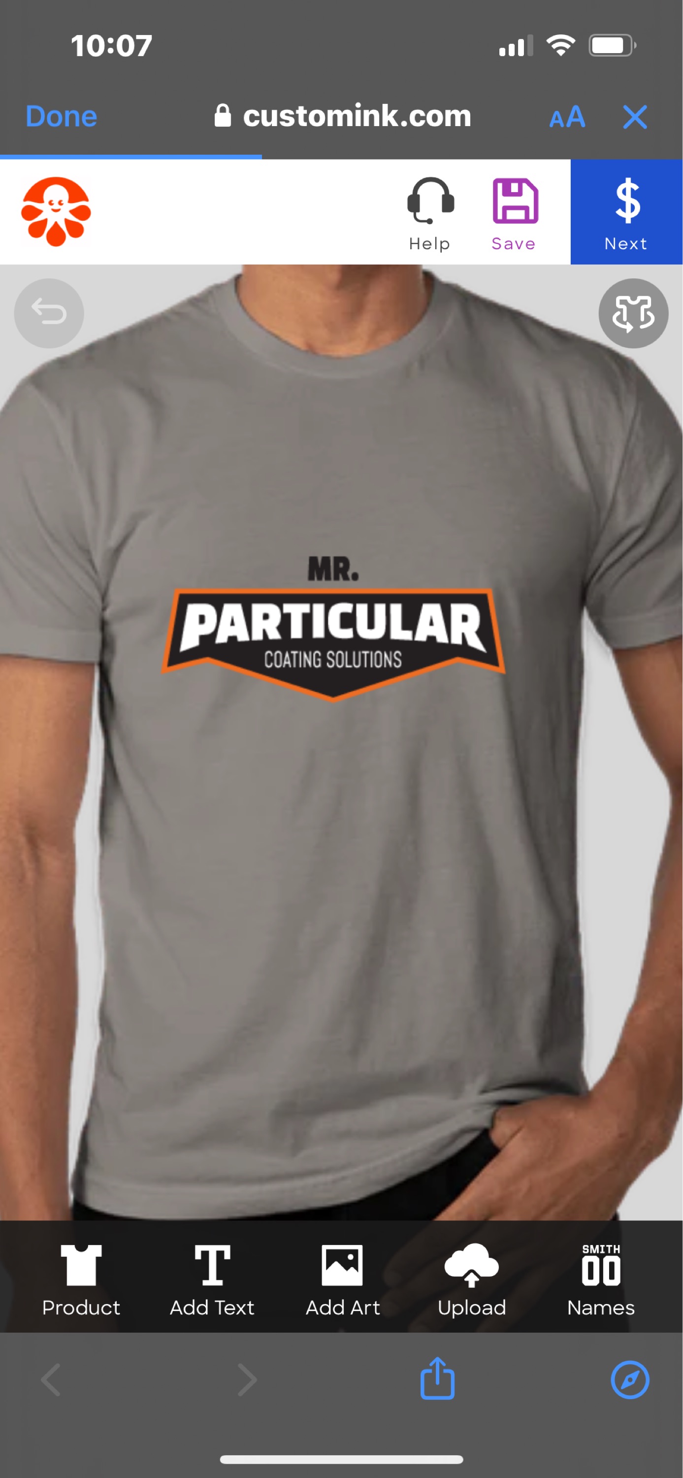 Mr. Particular Coating Solutions, LLC Logo