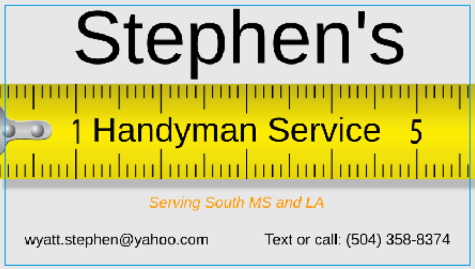 Stephen's Handyman Service, LLC Logo