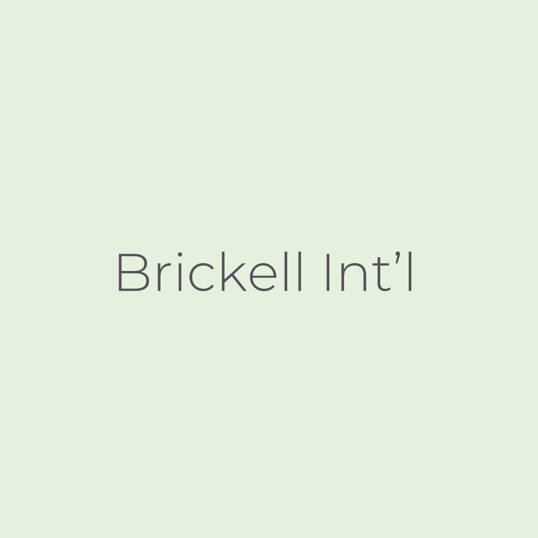 Brickell Int'l, LLC Logo