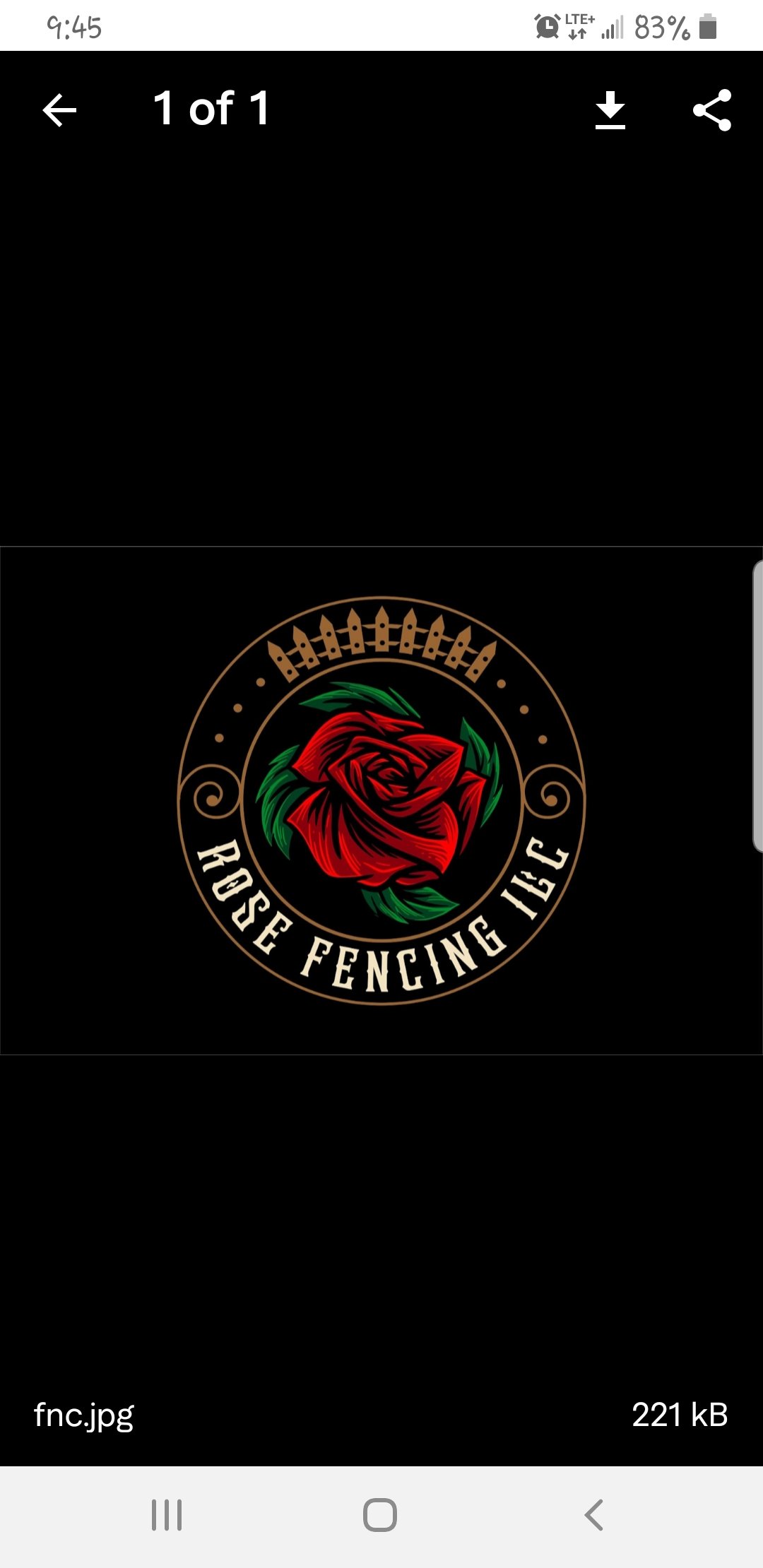 Rose Fencing, LLC Logo
