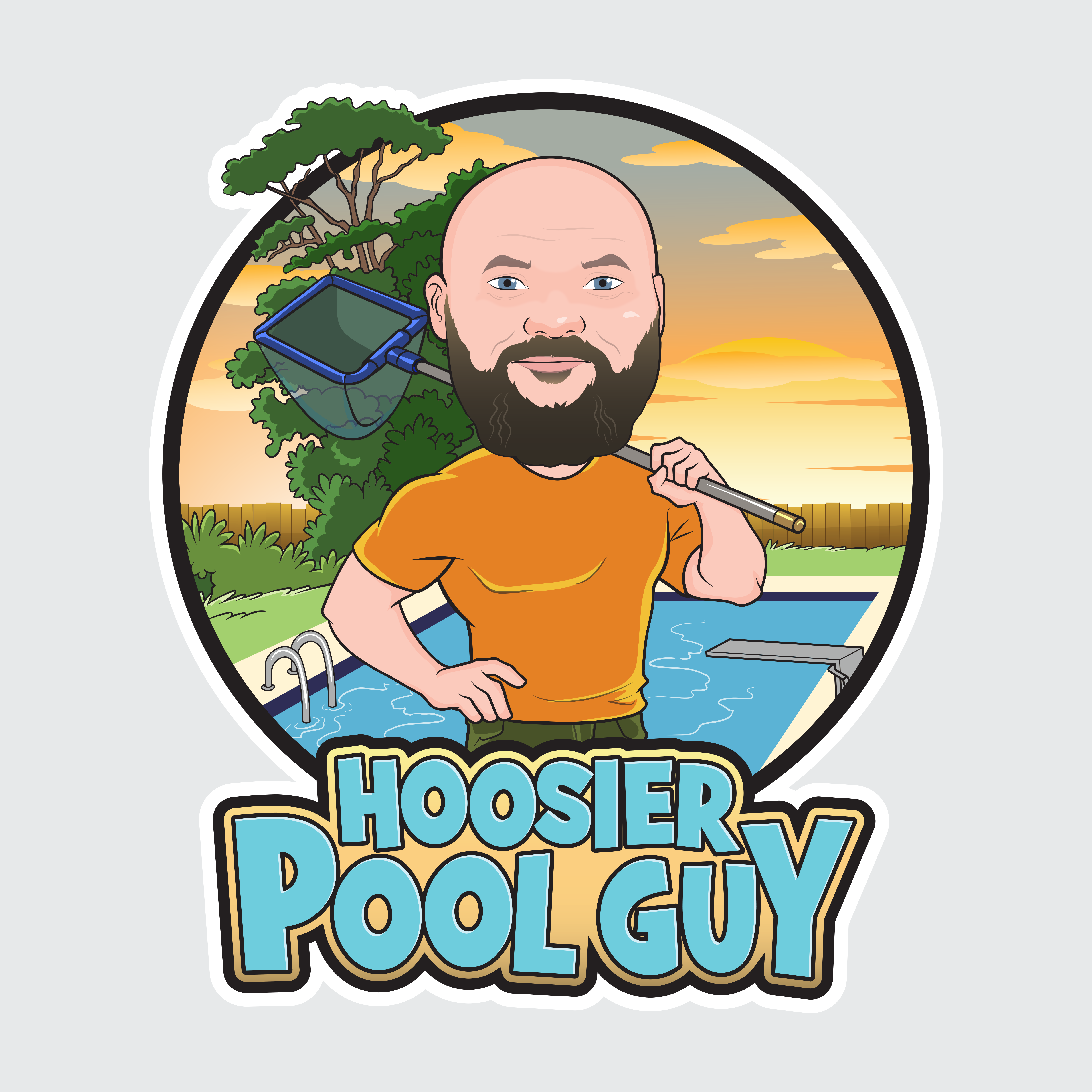 Hoosier Pool Guy Logo