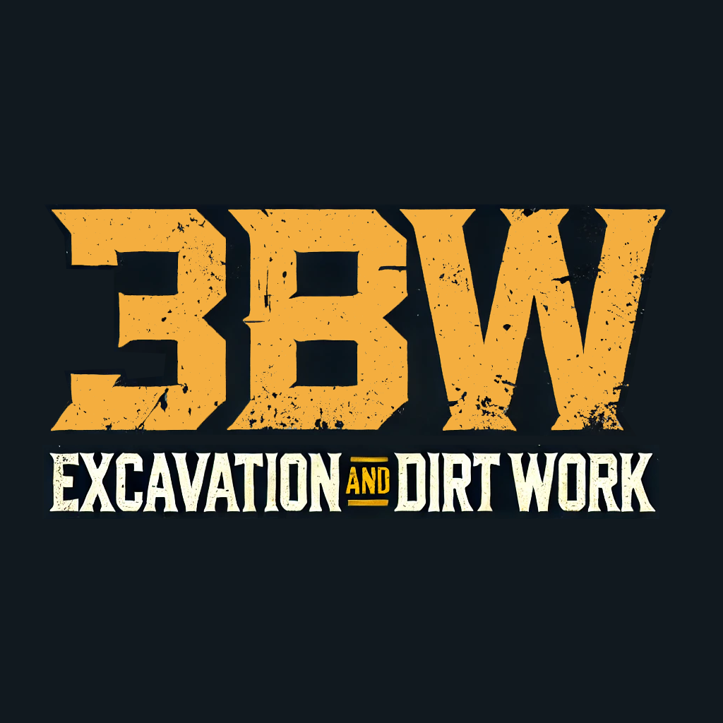 3B Excavation and Dirt Work Logo