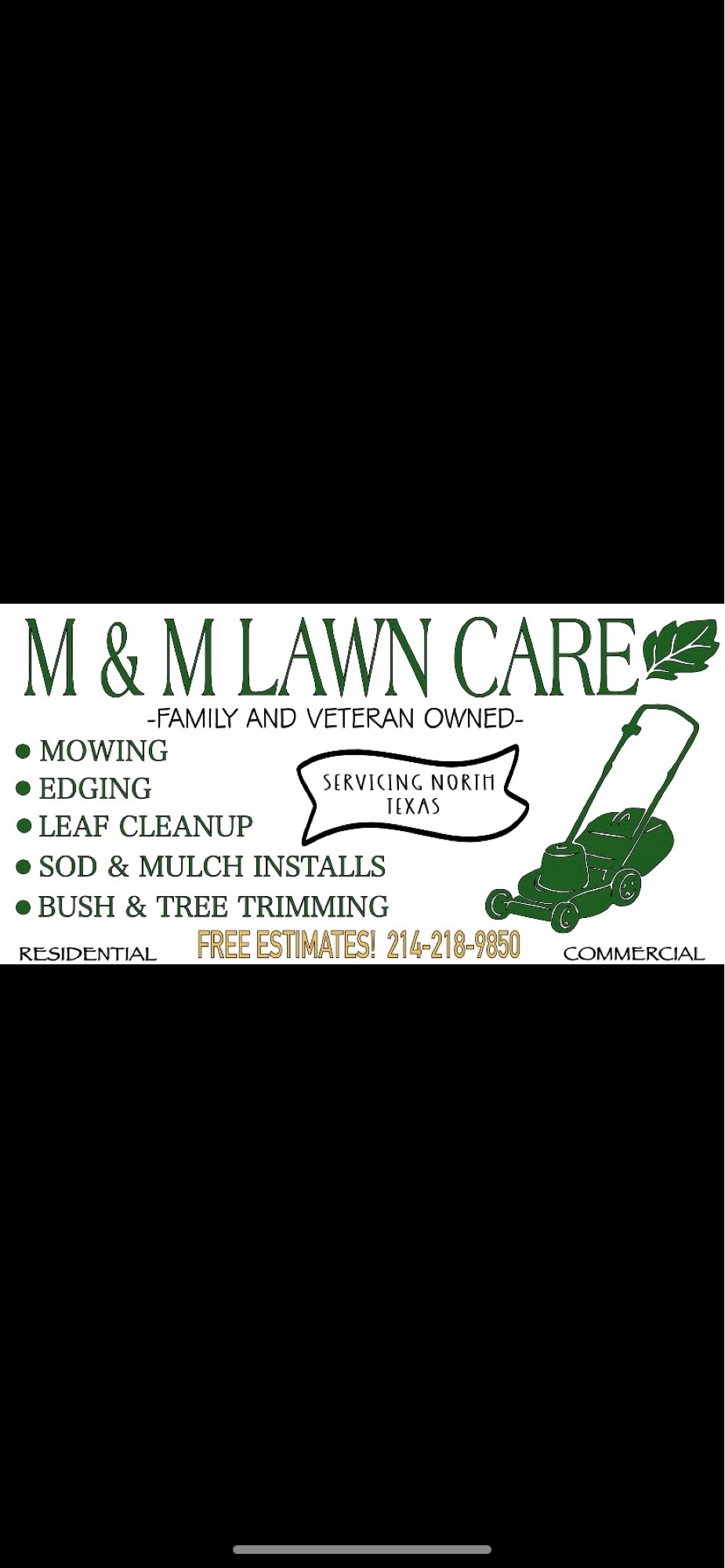 M&M Lawncare Logo