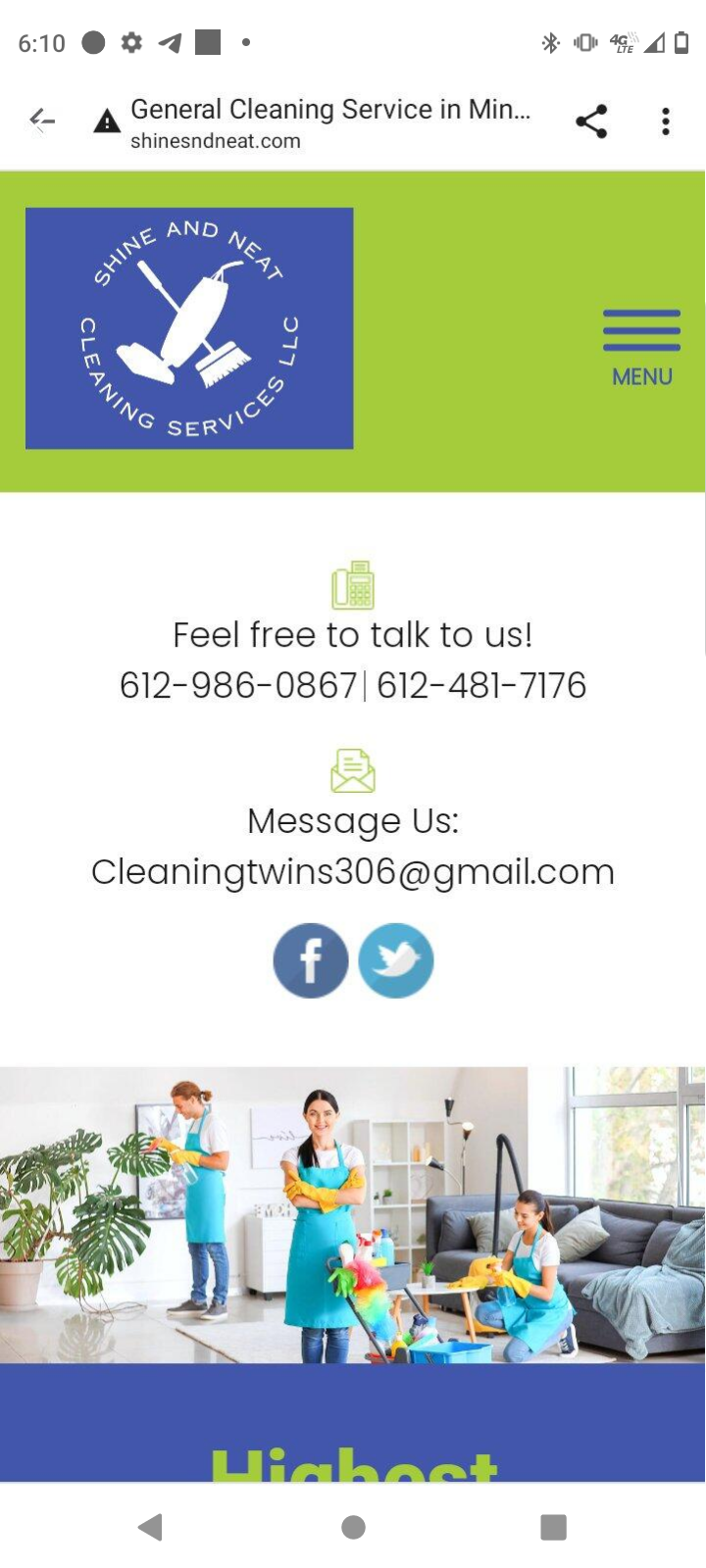 Shine And Neat Cleaning Services, LLC Logo