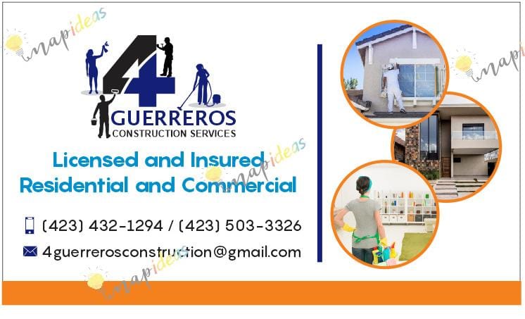 4 Guerreros Construction Services Logo