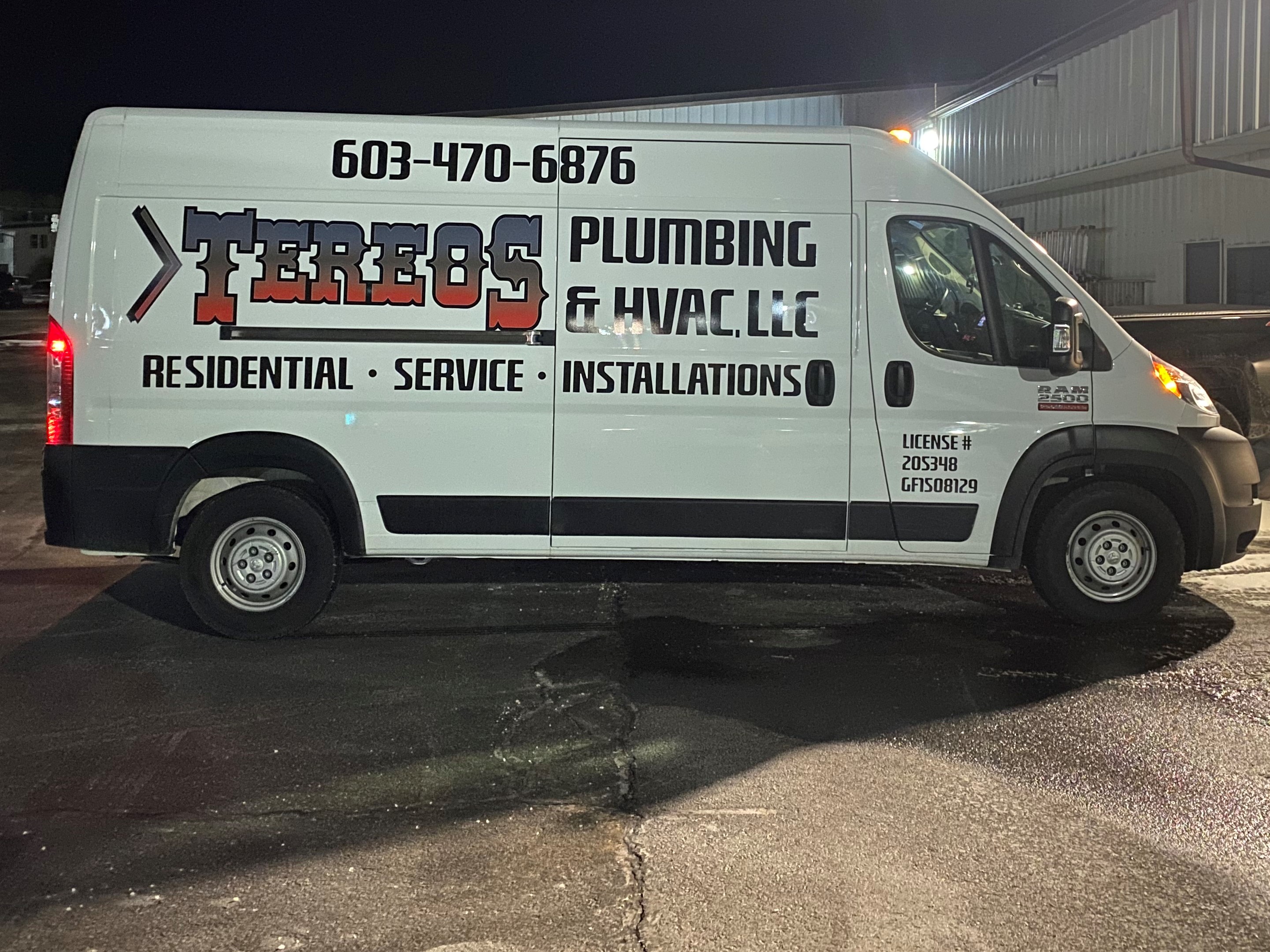 Tereos Plumbing and HVAC, LLC Logo