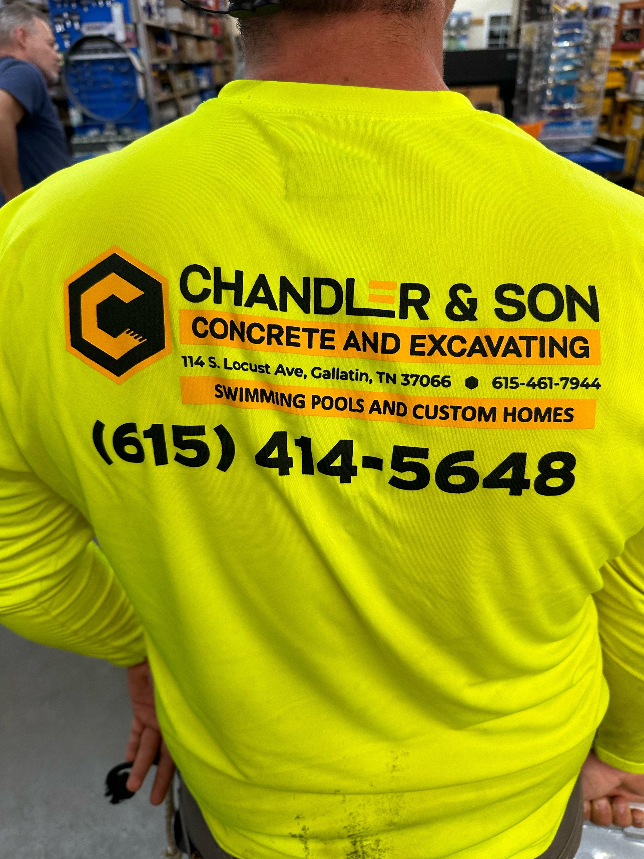 Chandler & Son Concrete and Excavating Logo