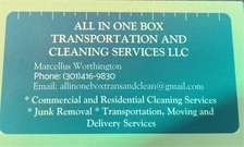 All In One Box Transportation and Cleaning Services, LLC Logo