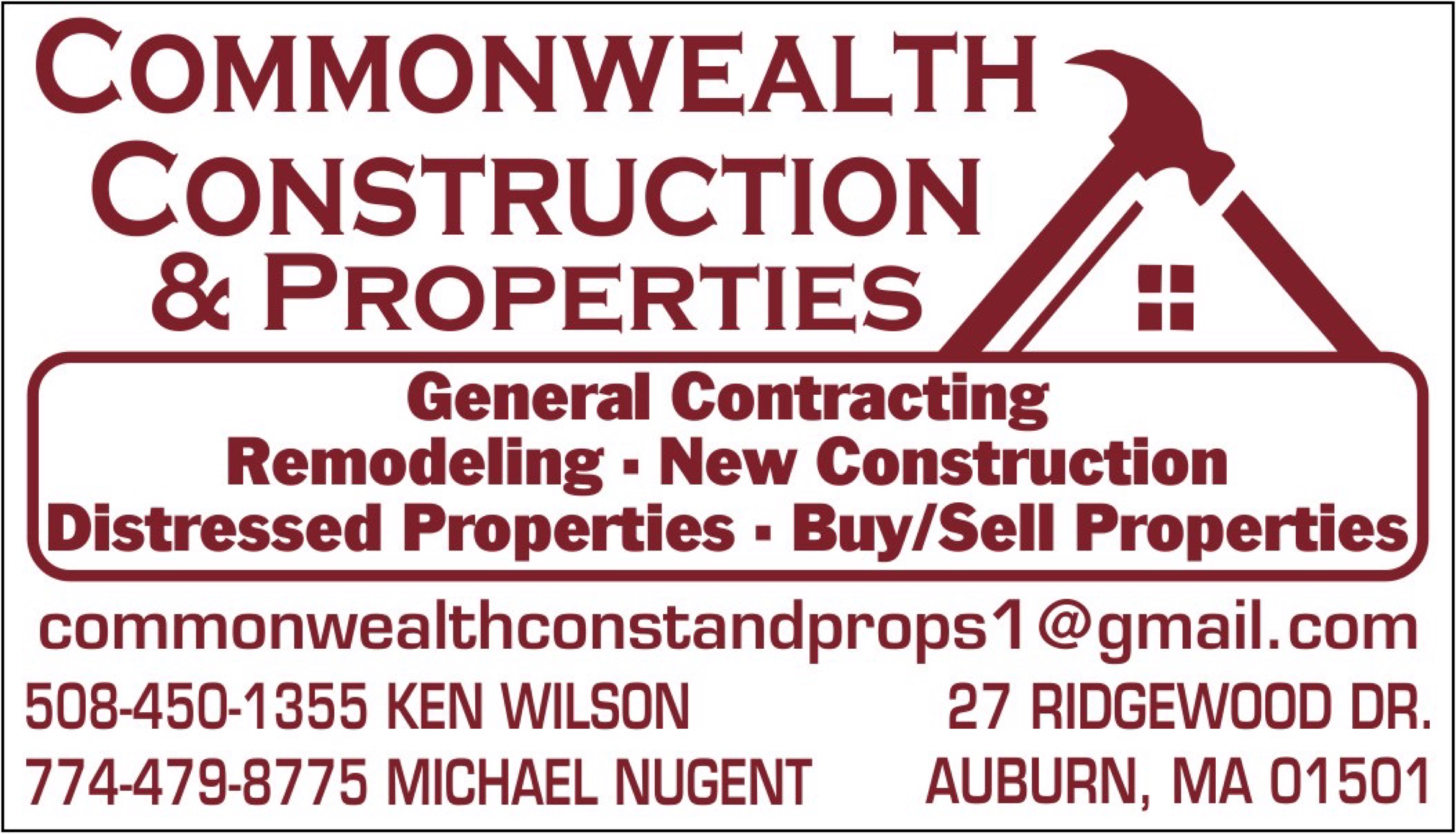 Commonwealth Construction & Properties, LLC Logo