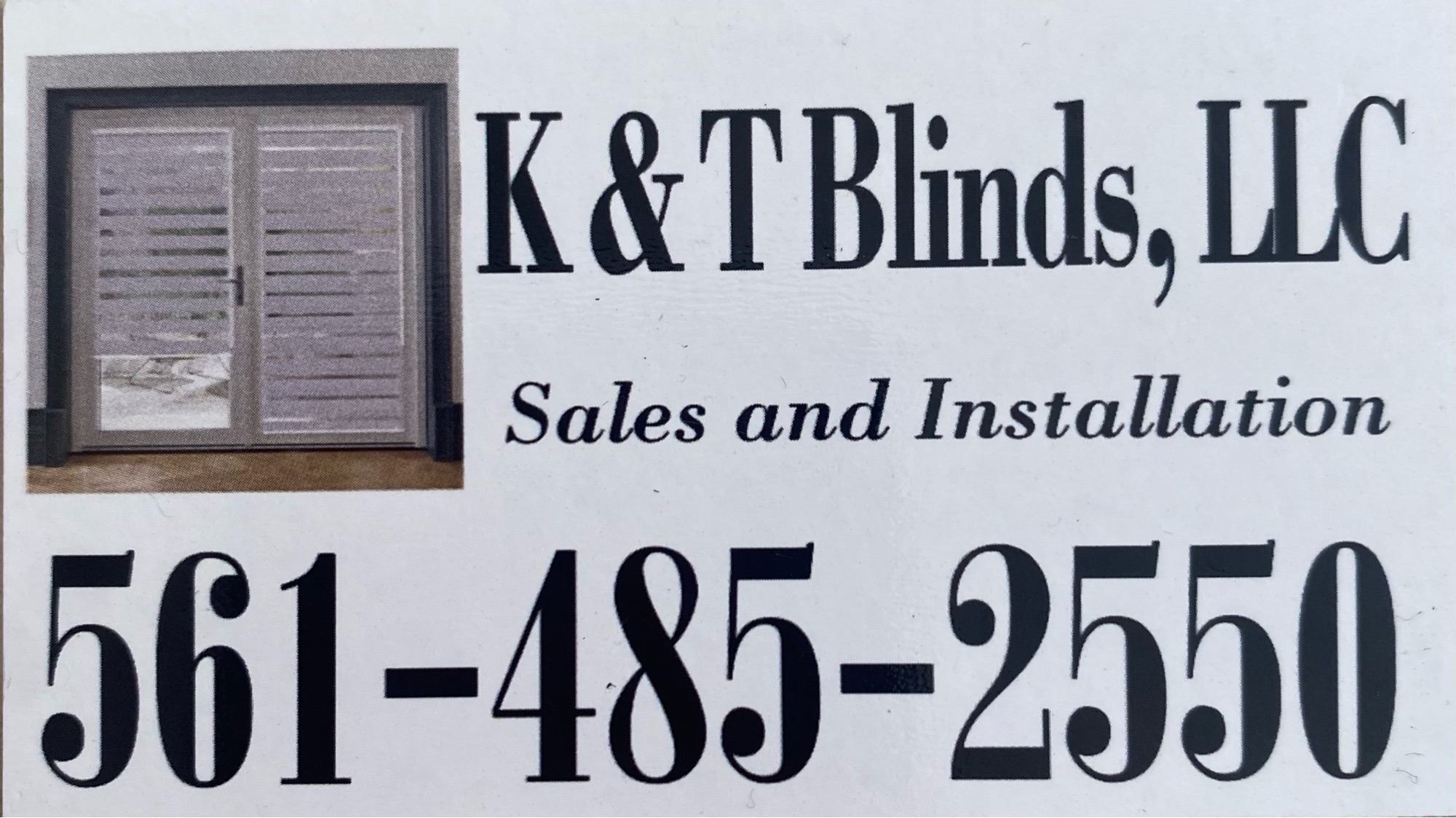 K&T Blinds, LLC Logo