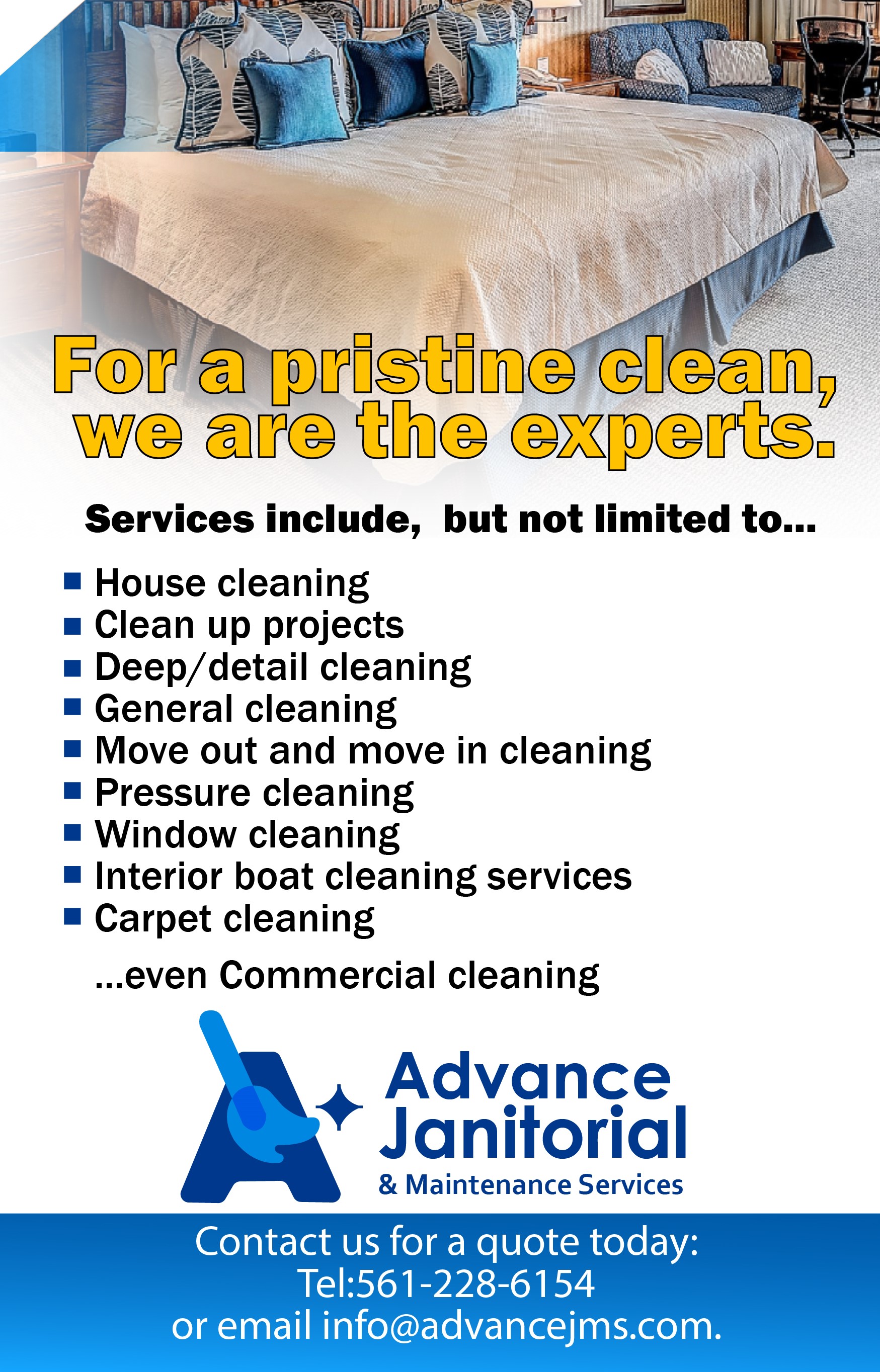 Advance Janitorial & Maintenance Services, Inc. Logo