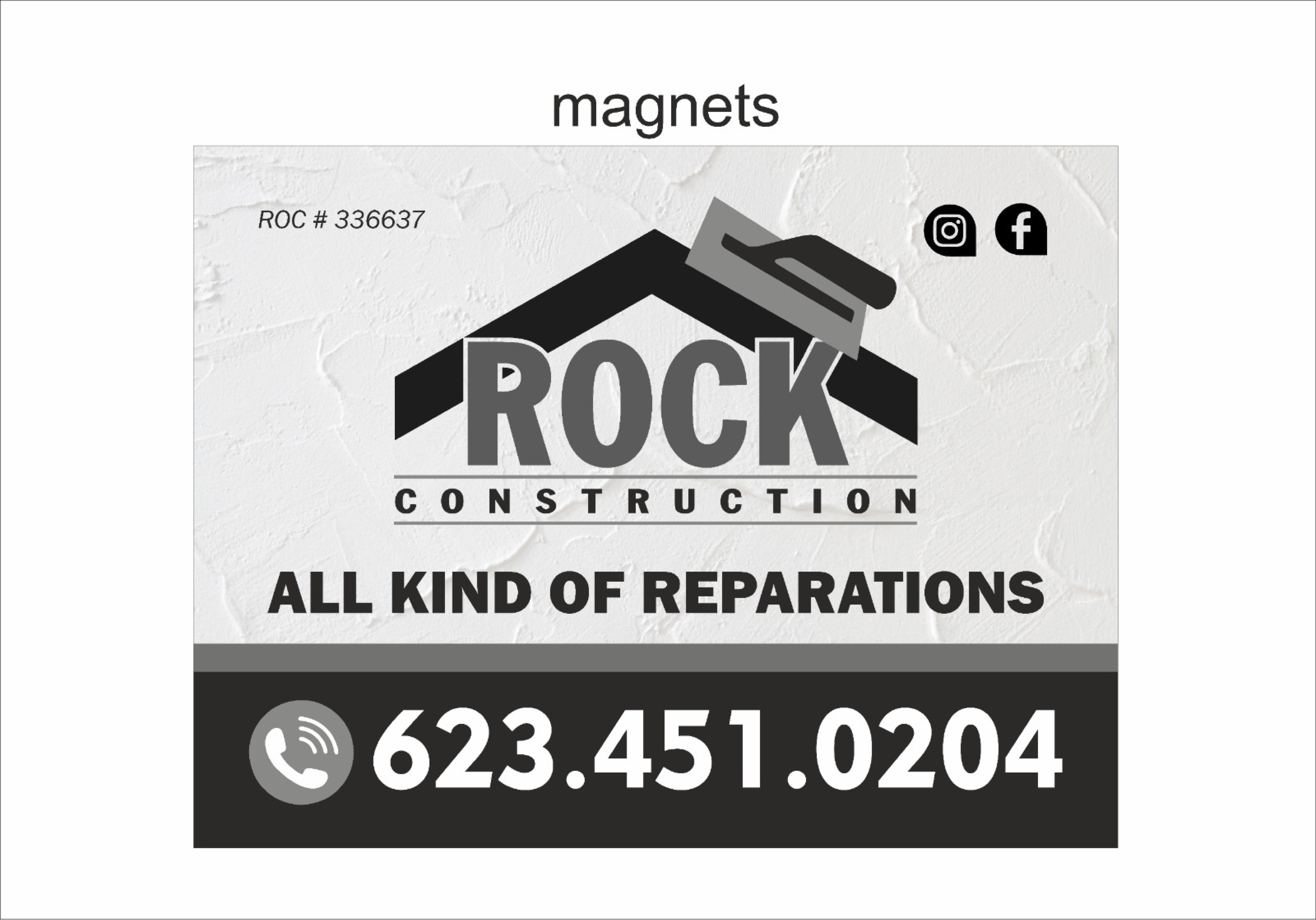 Rock Construction LLC Logo