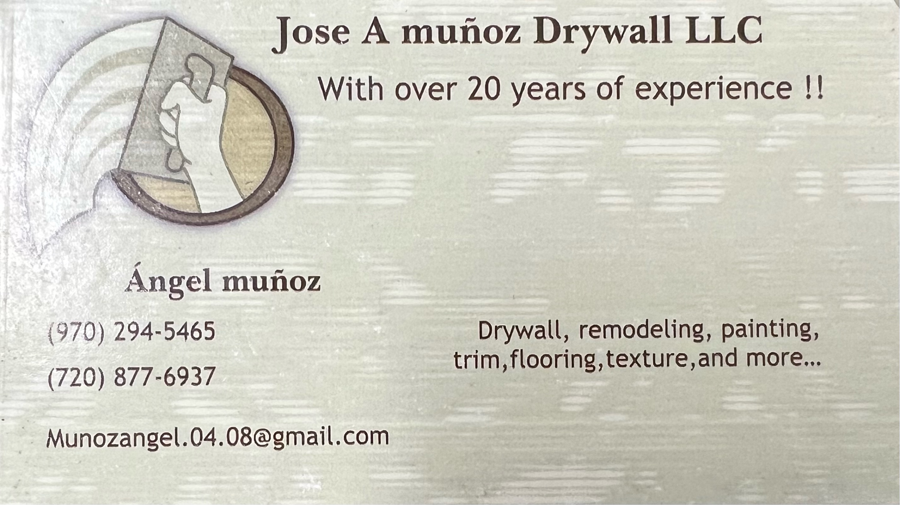 Jose A Munoz Drywall LLC Logo