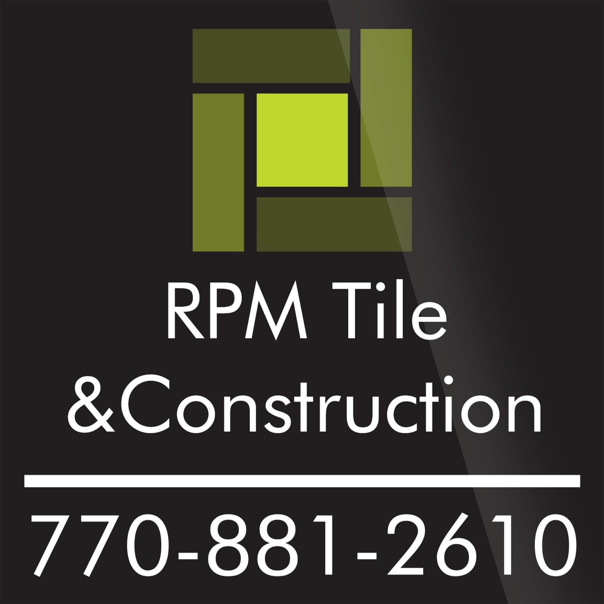 RPM Tile and Construction Logo