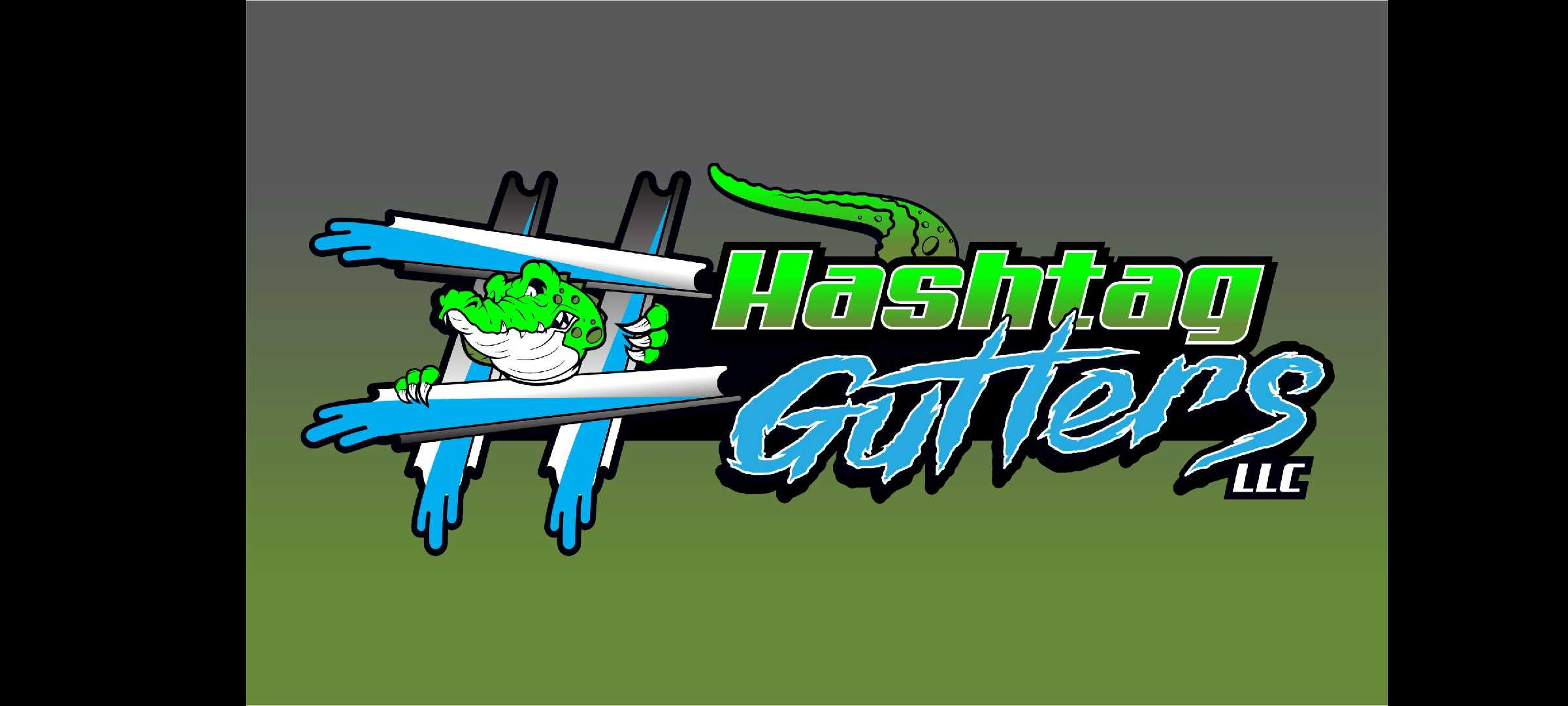 Hashtag Gutters Logo