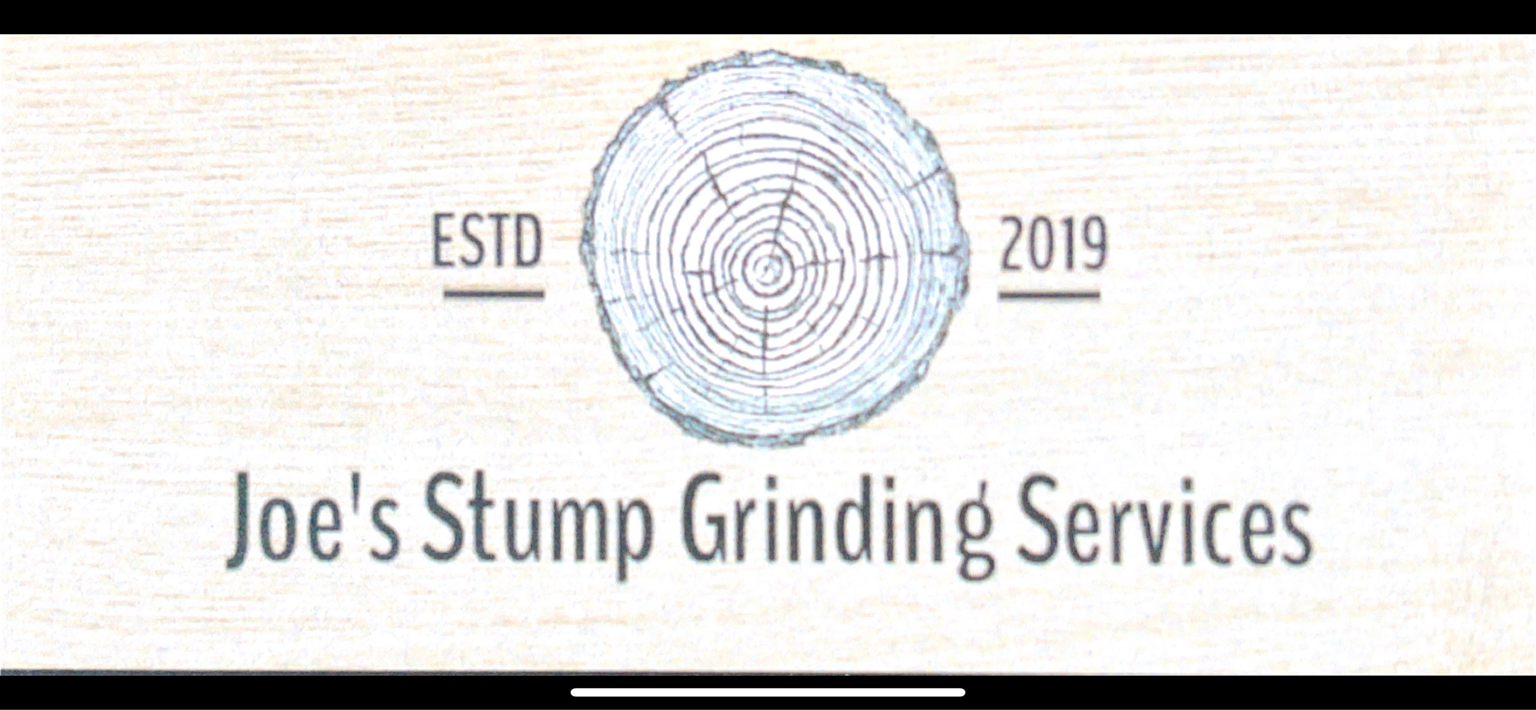 Joes Stump Grinding Service Logo