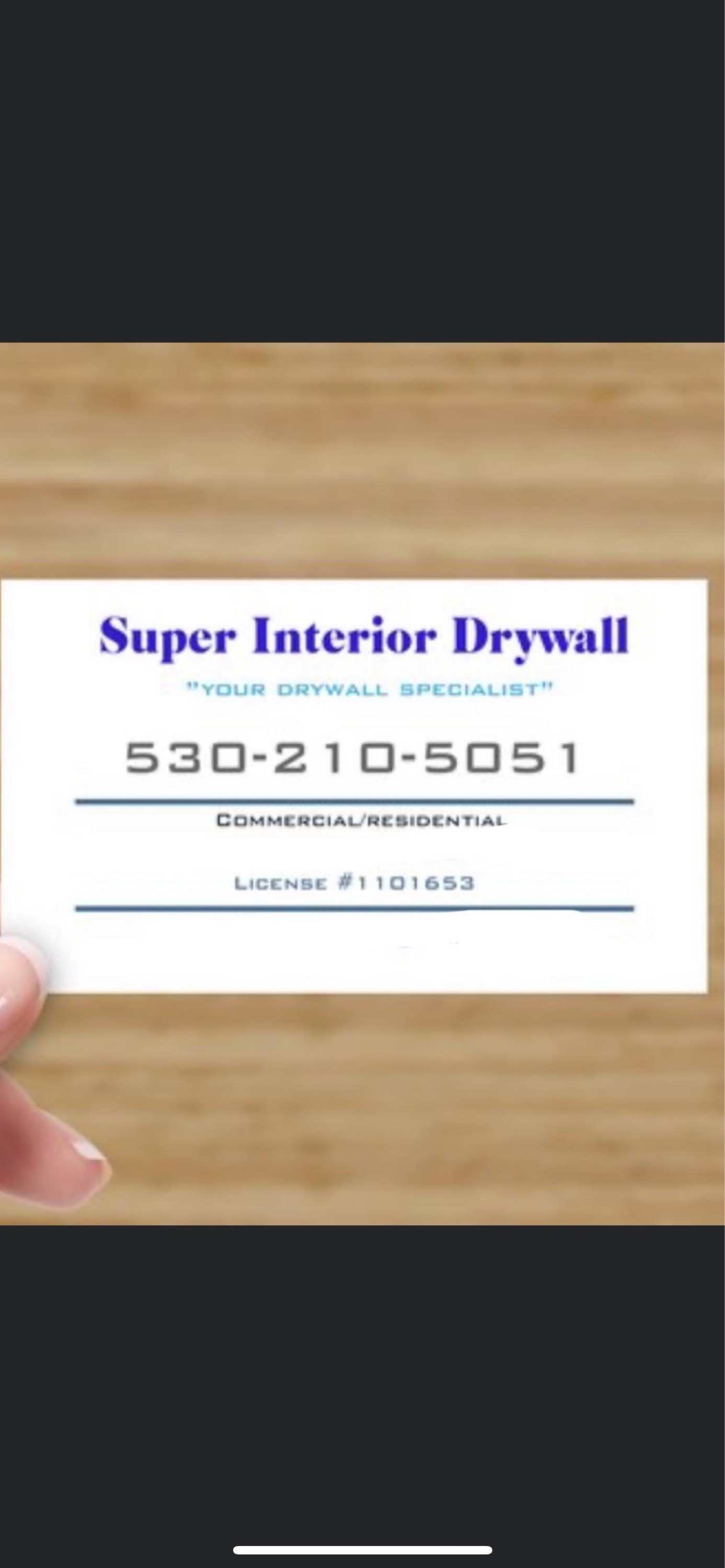 Super Interior Drywall Logo