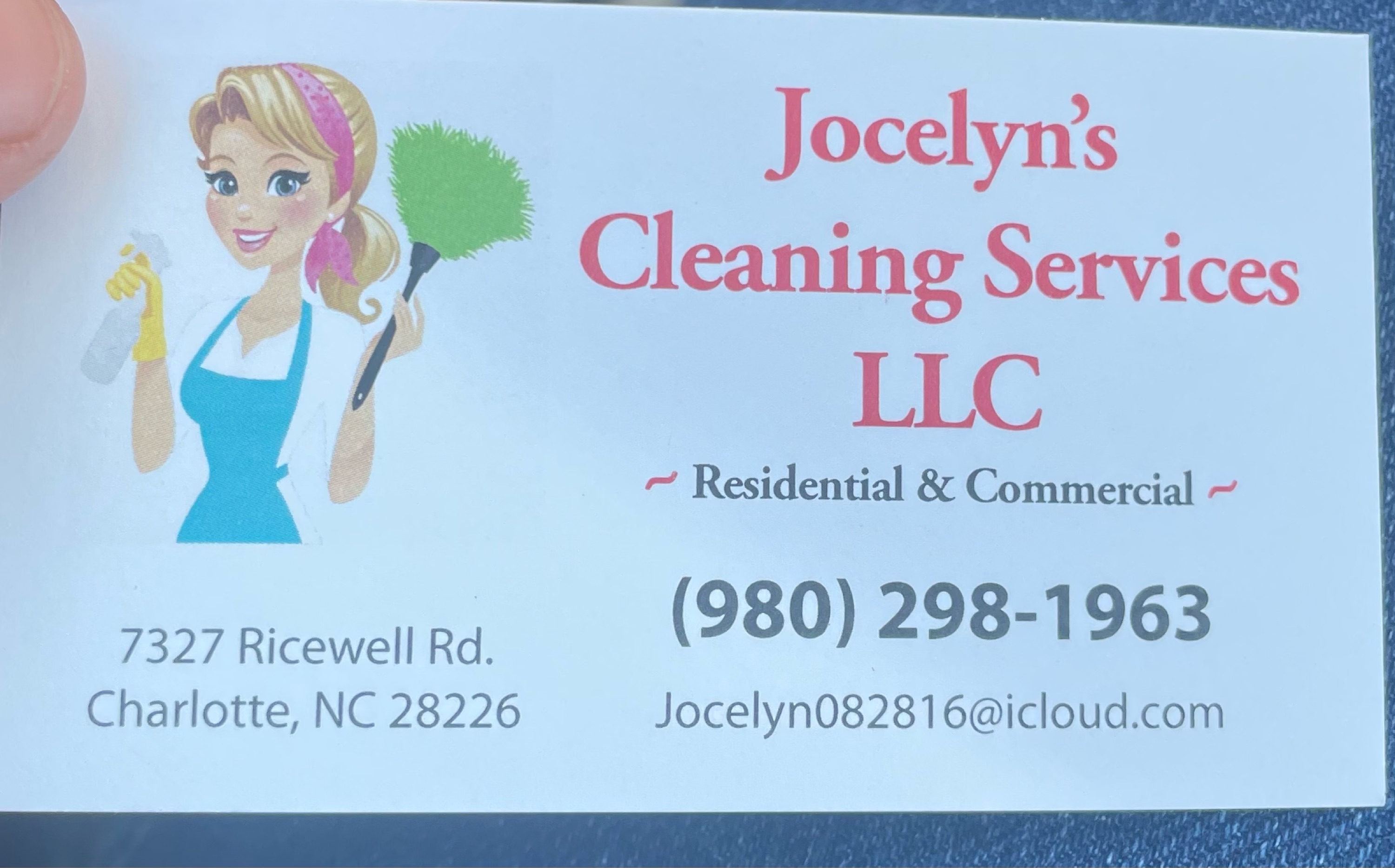 Jocelyn's Cleaning Services Logo