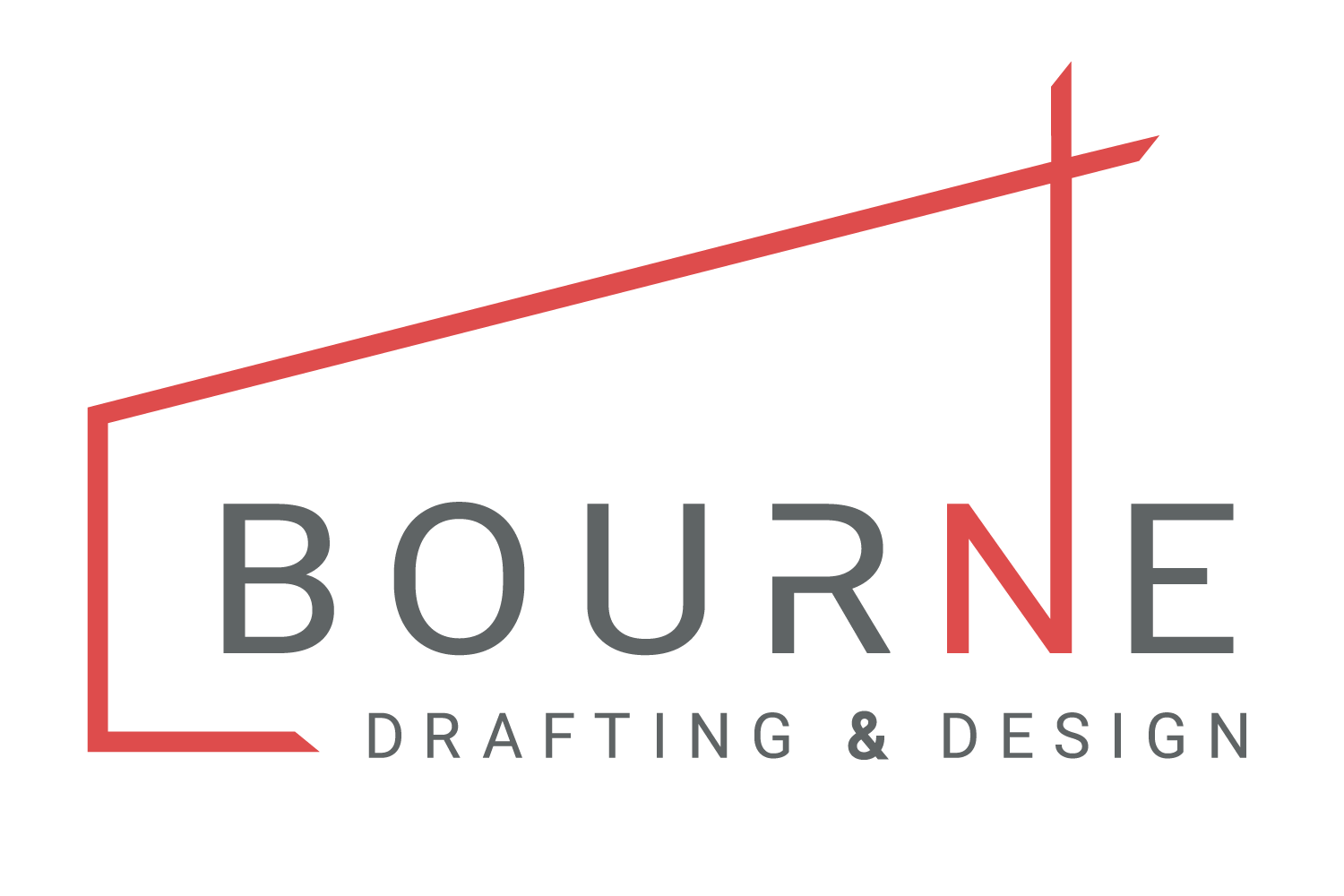 Bourne Drafting & Design Logo