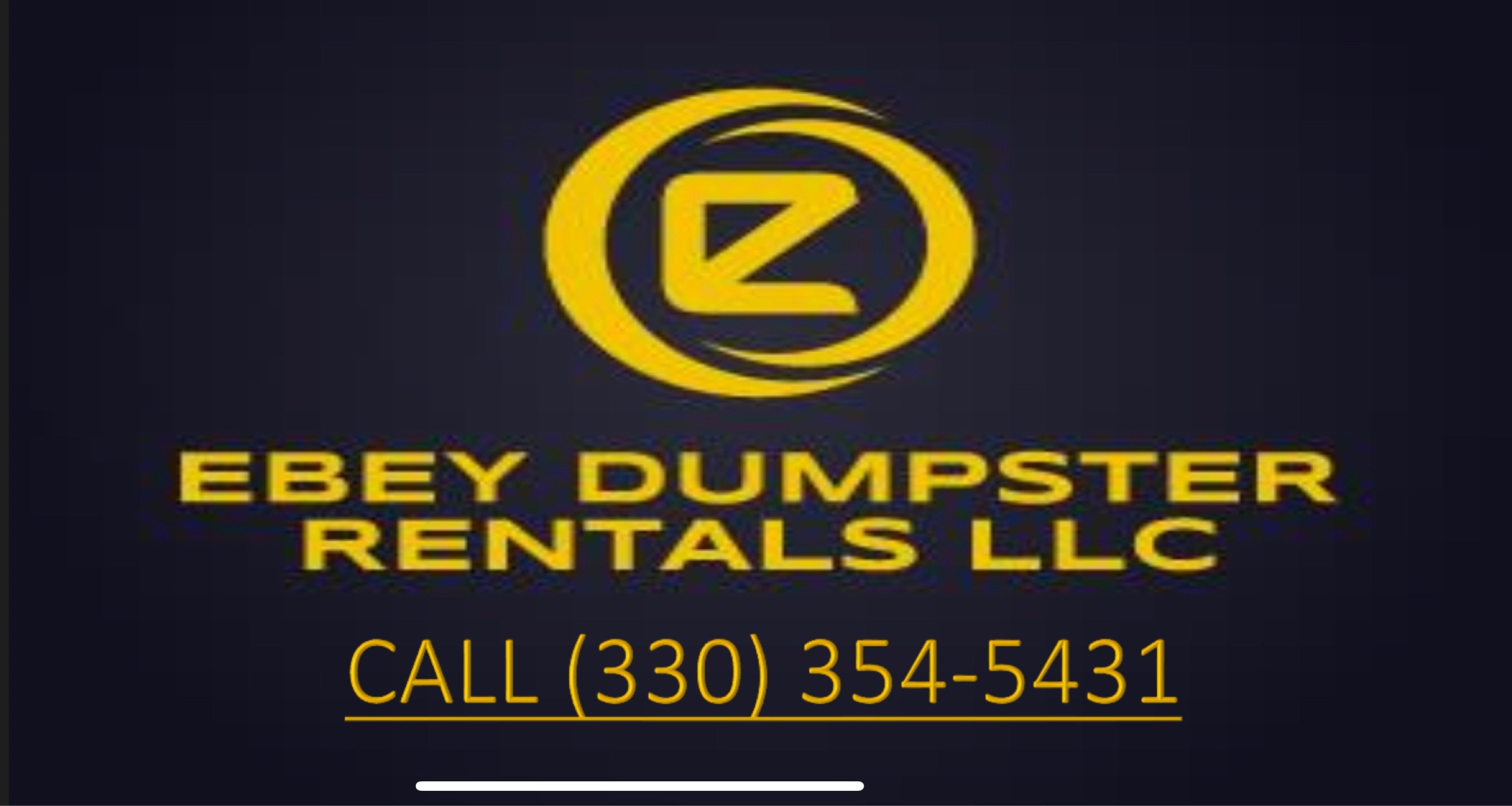 Ebey Dumpster Rentals LLC Logo