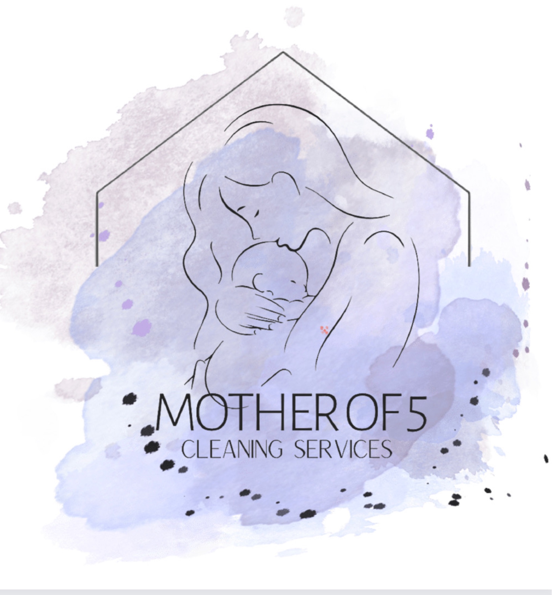Mother of 5 Cleaning Logo