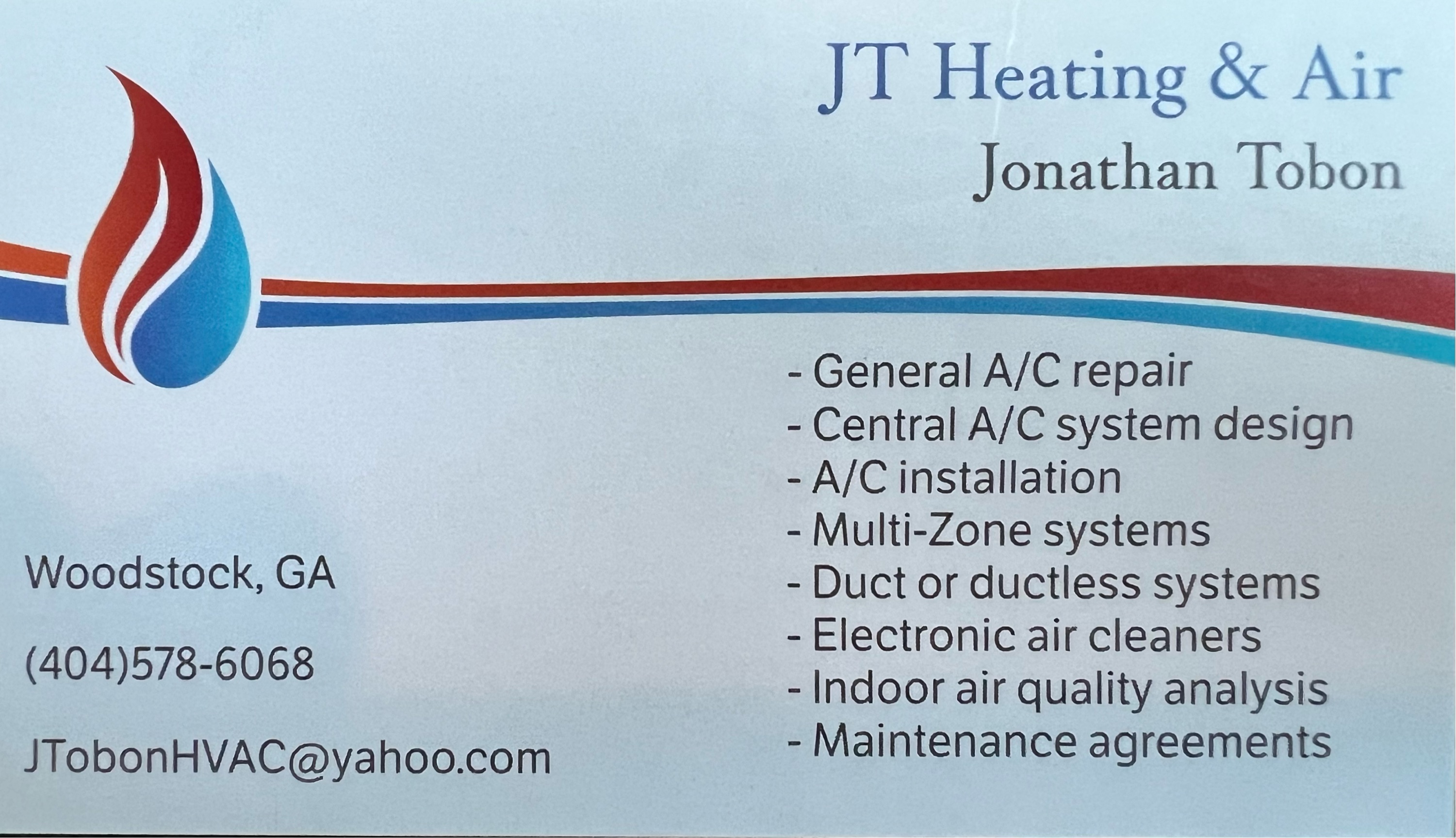 JT Heating and Air Logo