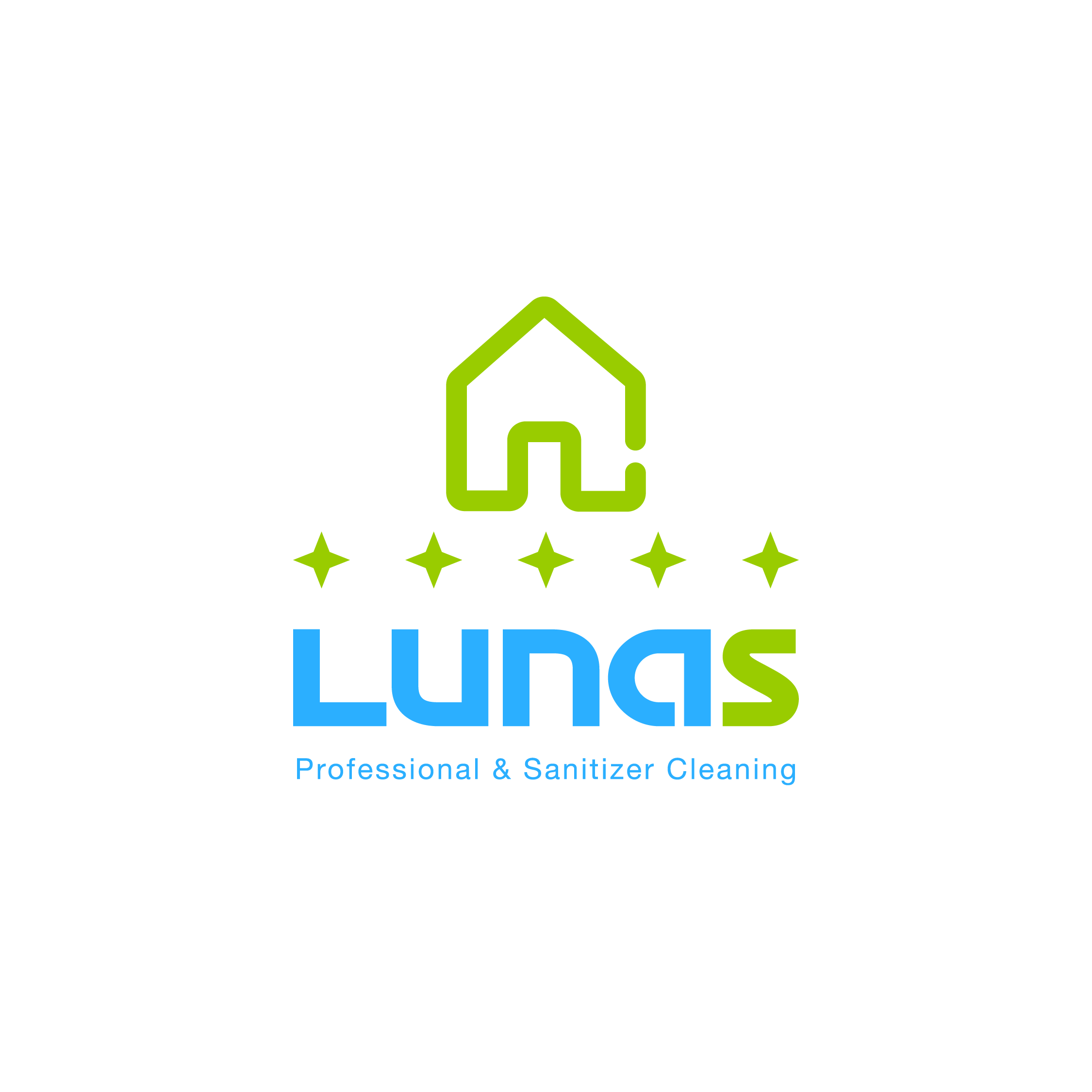 Luna Professional Sanitizer Cleaning Logo