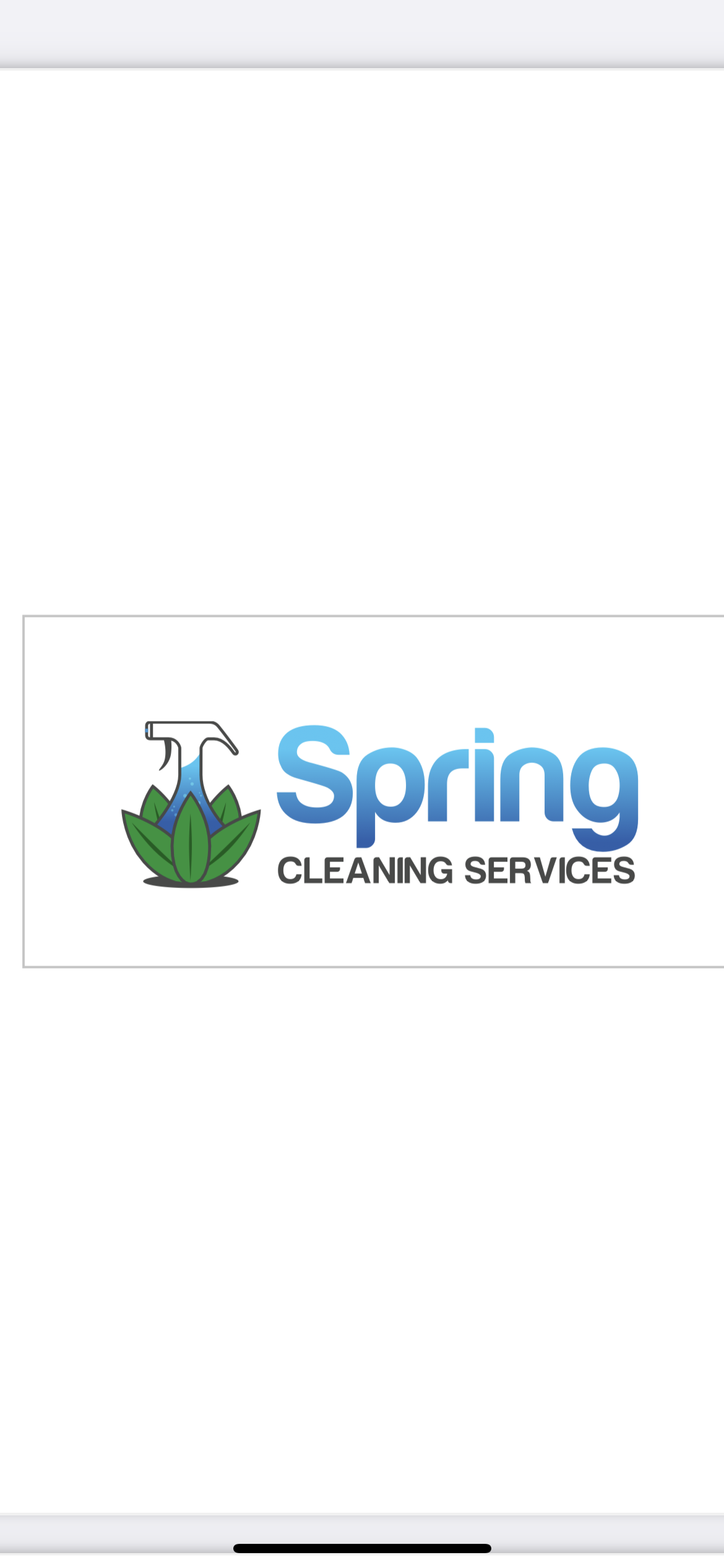 Spring Cleaning Services Logo