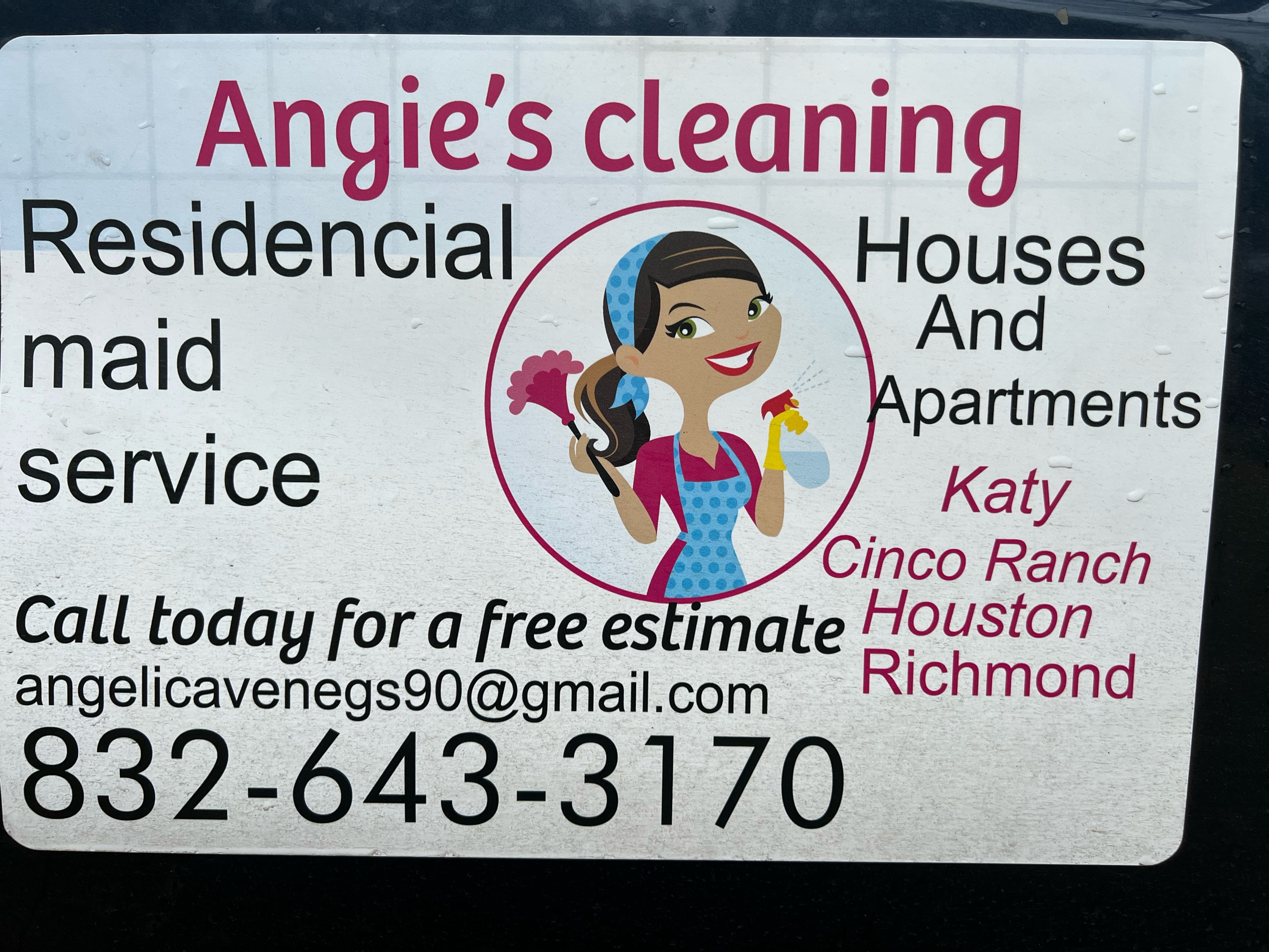 Angy's Cleaning Services Logo